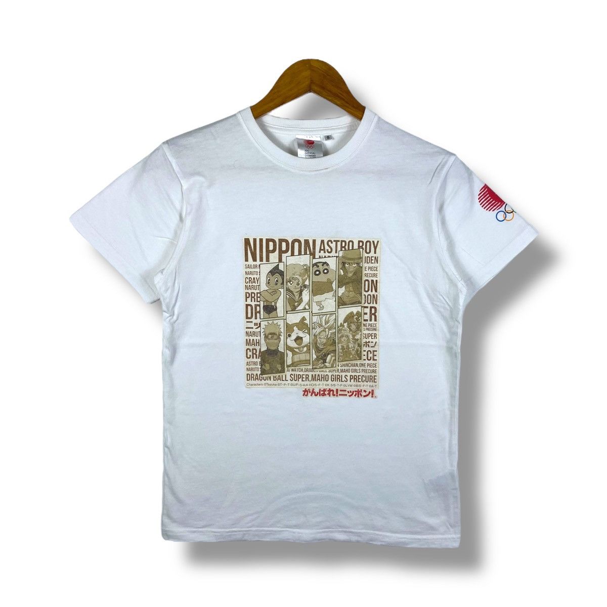 Japan Olympic Famous Anime Characters Graphic Tee Shirt