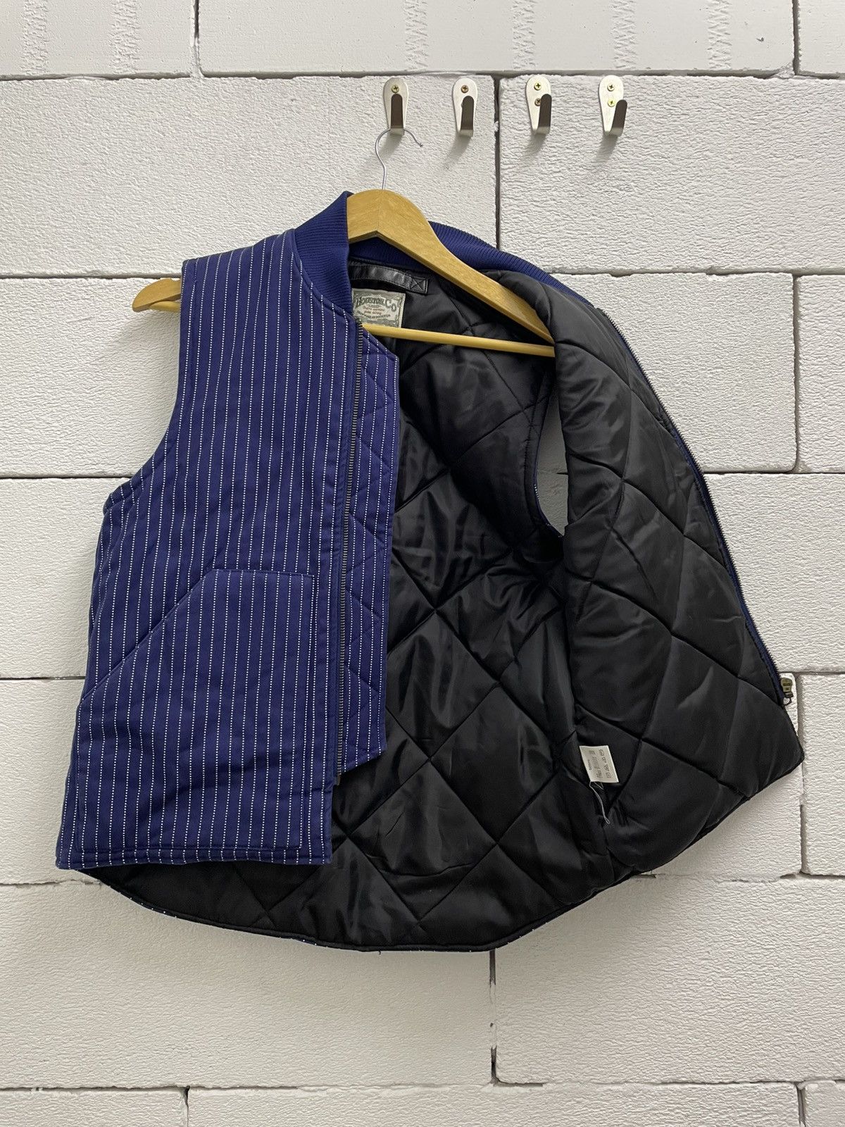 Japanese Brand Houston Japan Indigo Wabash Vest Size US M / EU 48-50 / 2 - 7 Thumbnail
