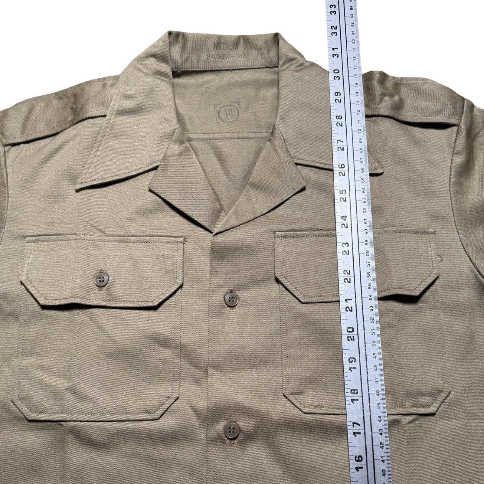 Vintage US Military Shirt M Khaki Vietnam Era 70s Vintage USA Size US M / EU 48-50 / 2 - 4 Thumbnail