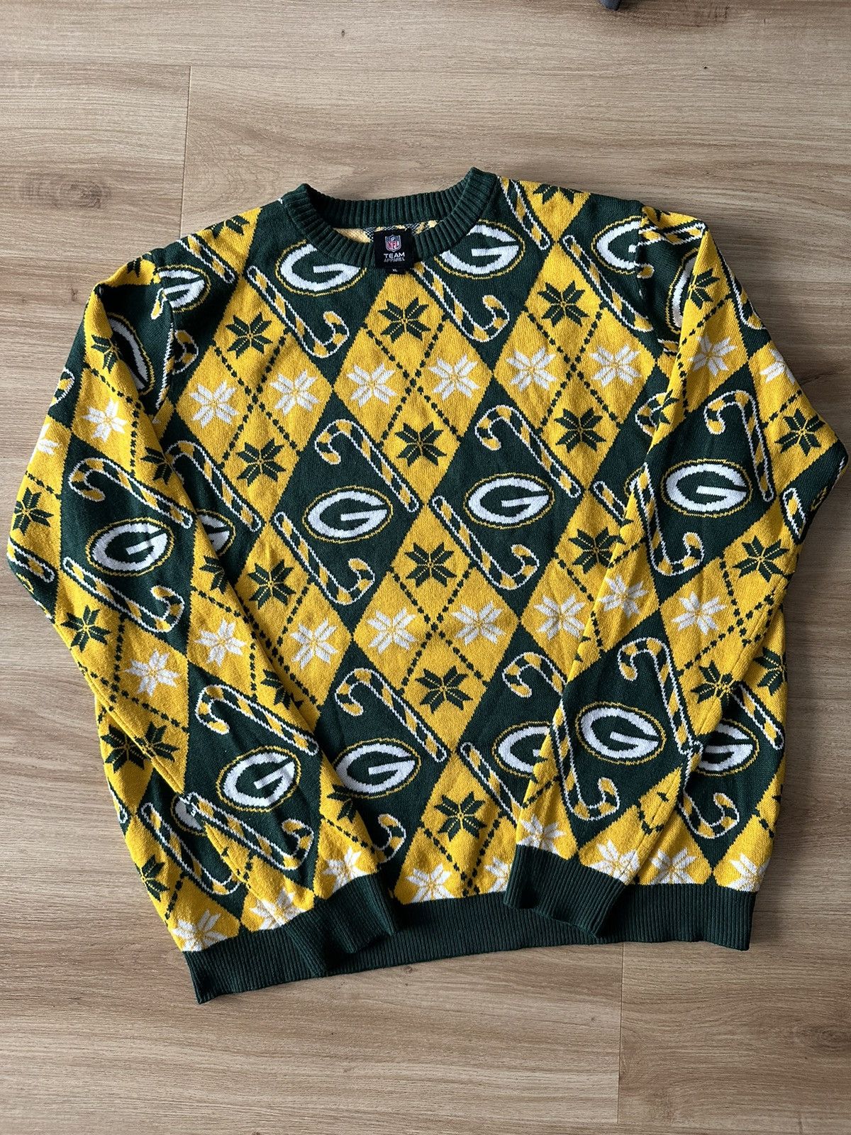 NFL Green Bay Packers crew neck jumper NFL Christmas Size US XL / EU 56 / 4 - 9 Thumbnail