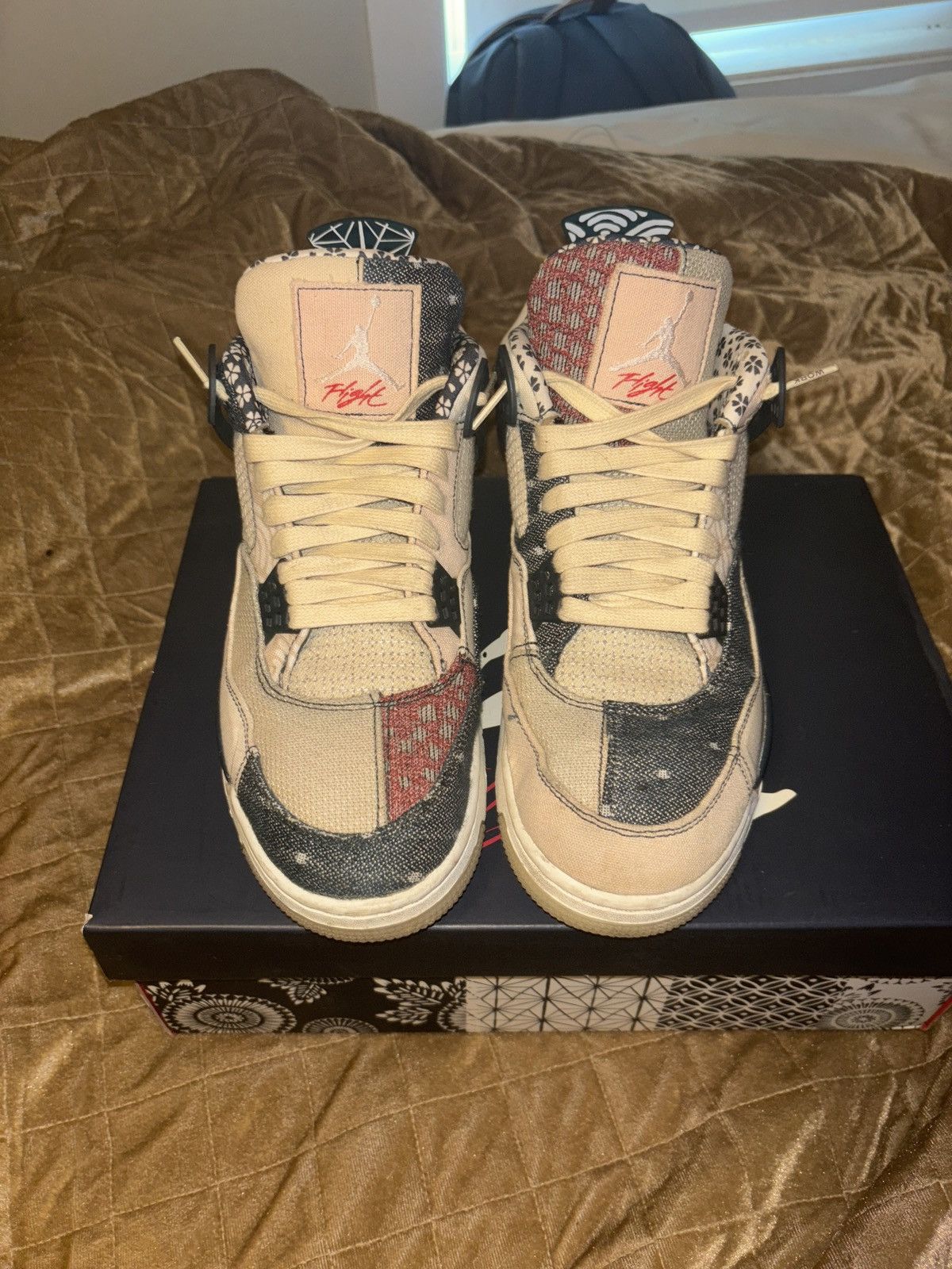 Jordan Brand × Nike Air Jordan 4 Retro SE “Sashiko” Size US 10 / EU 43 - 3 Thumbnail