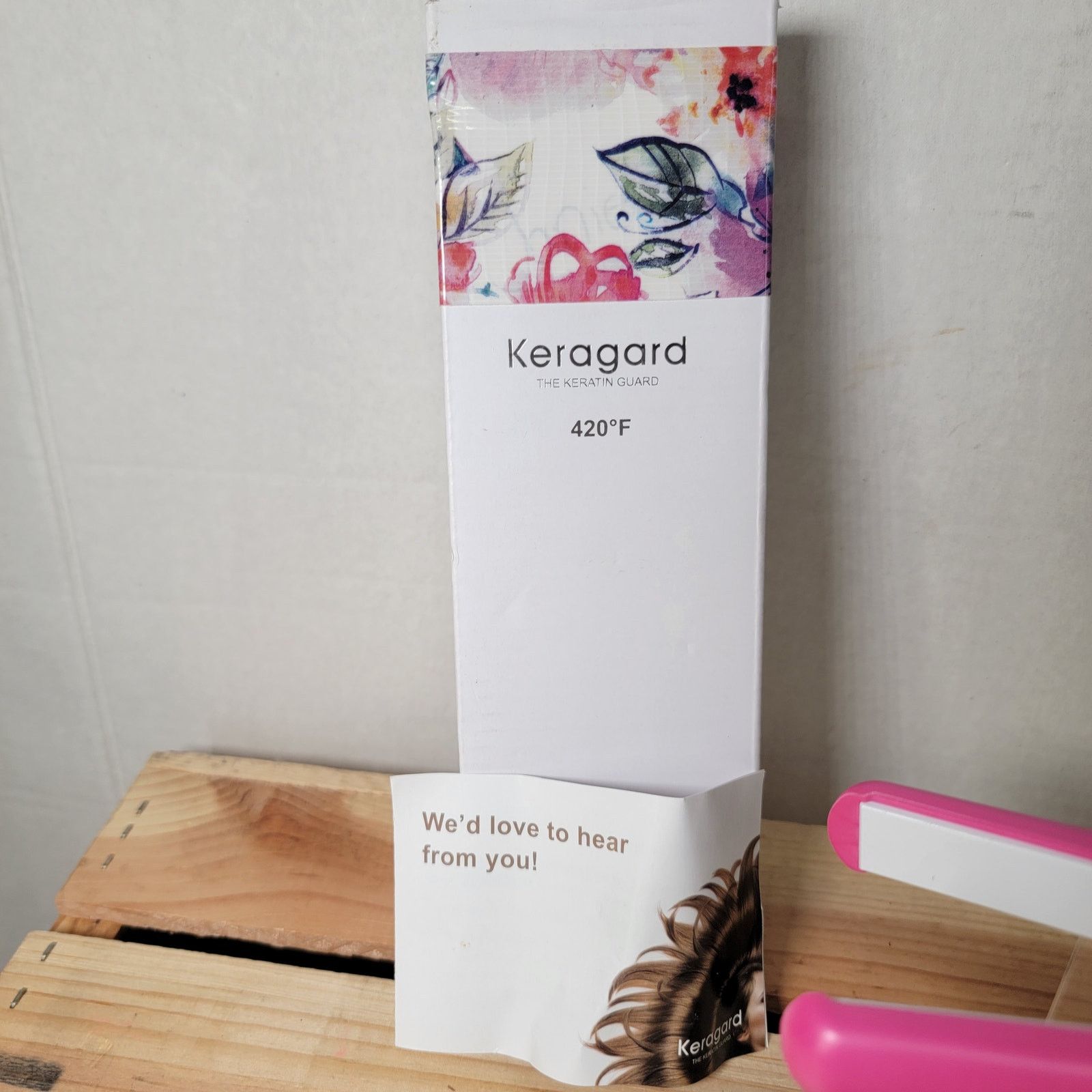 Other Keragard Travel Smart Ceramic Pink Mini Flat Iron - NIB Size ONE SIZE - 4 Thumbnail