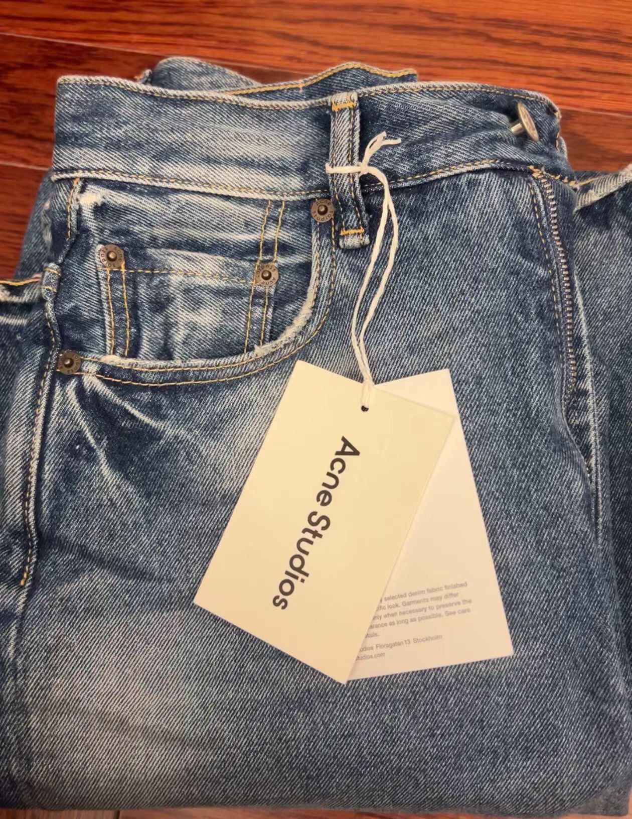 Acne Studios acne studios Washed blue jeans 2412-Nextarrow Size US 32 / EU 48 - 2 Thumbnail