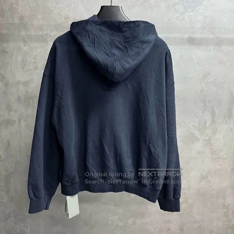Balenciaga Balenciaga Blue Zip Hoodie Sweatshirt. Size US S / EU 44-46 / 1 - 5 Thumbnail