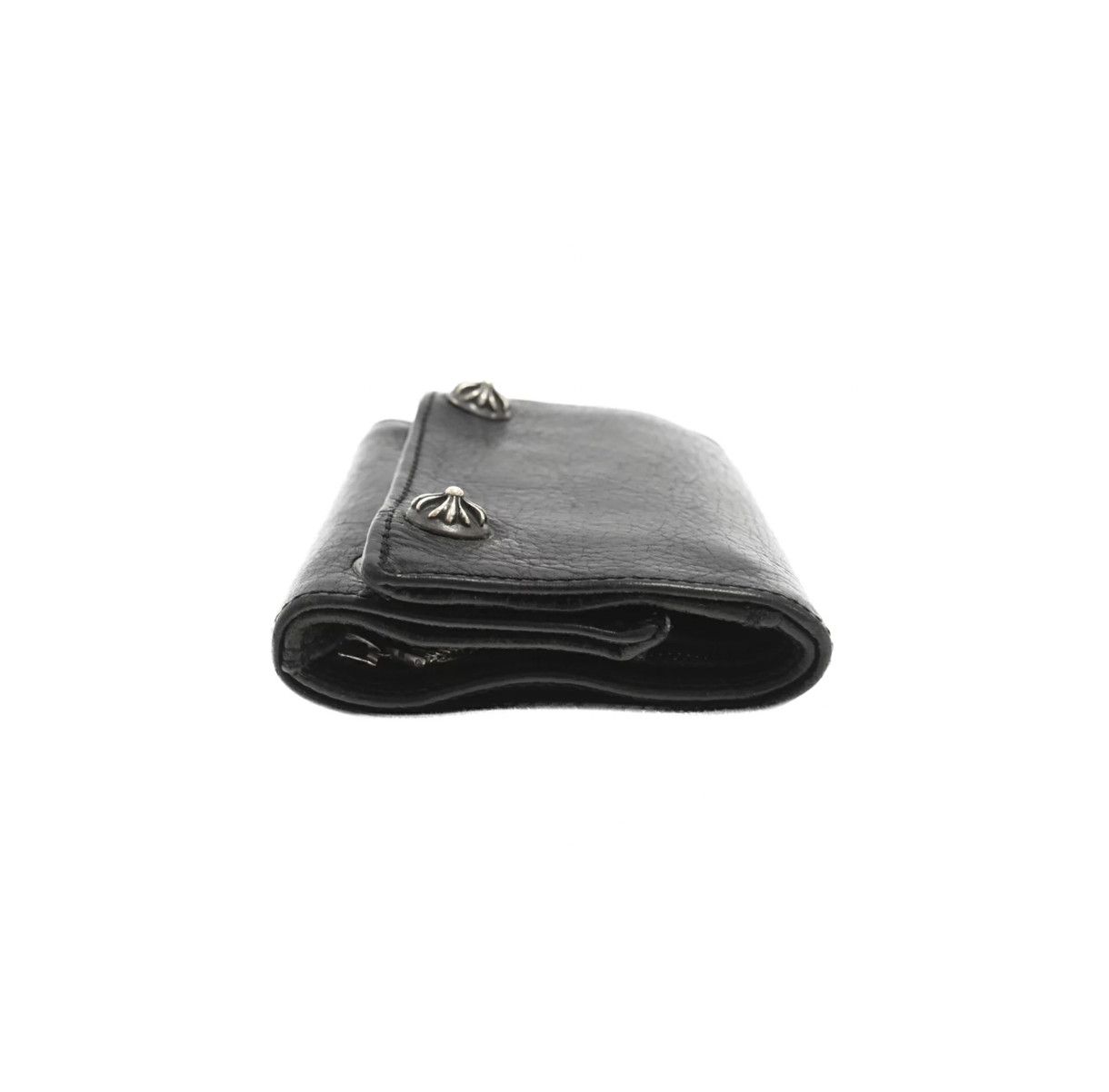 Chrome Hearts CHROME HEARTS CROSS LEATHER FOLD WALLET Size ONE SIZE - 4 Thumbnail