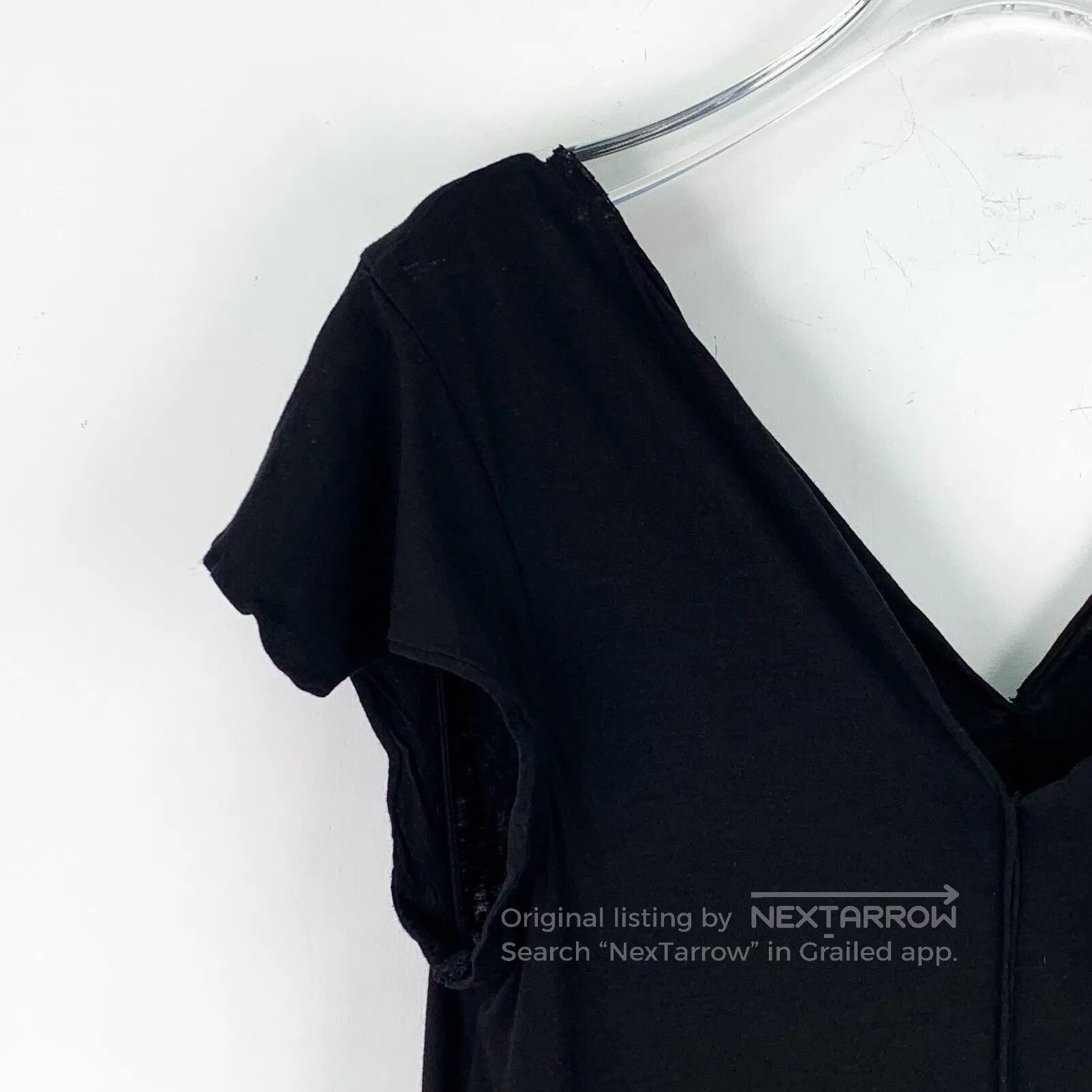 Marni MARNI Black flared cotton V-neck sleeveless dress| Size S / US 4 / IT 40 - 3 Thumbnail