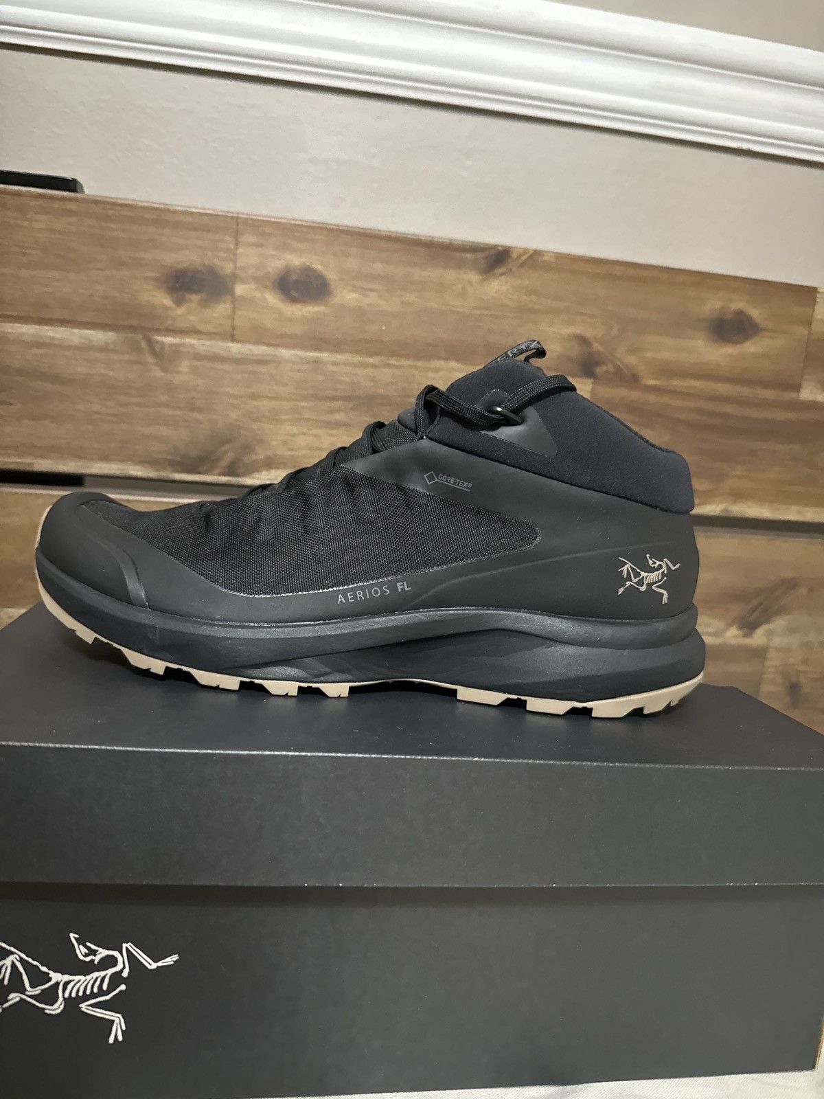 image of Arcteryx Arc’Teryx Womens Aerios Fl Mid Gore-Tex Shoes in Black (Size 9)
