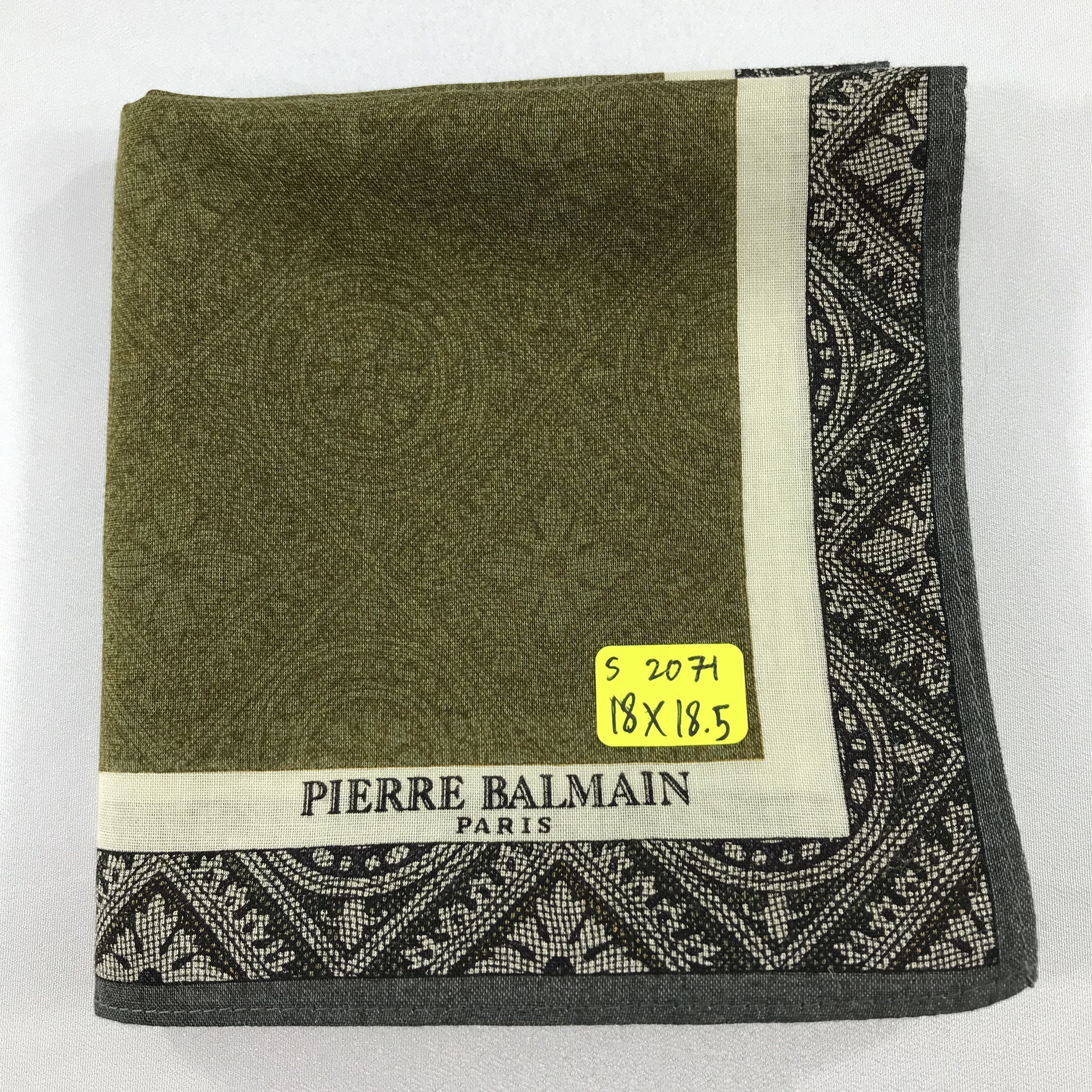 Pierre Balmain × Vintage Pierre Balmain Bandana / Handkerchief / Neckerchief - S2071 Size ONE SIZE - 5 Thumbnail