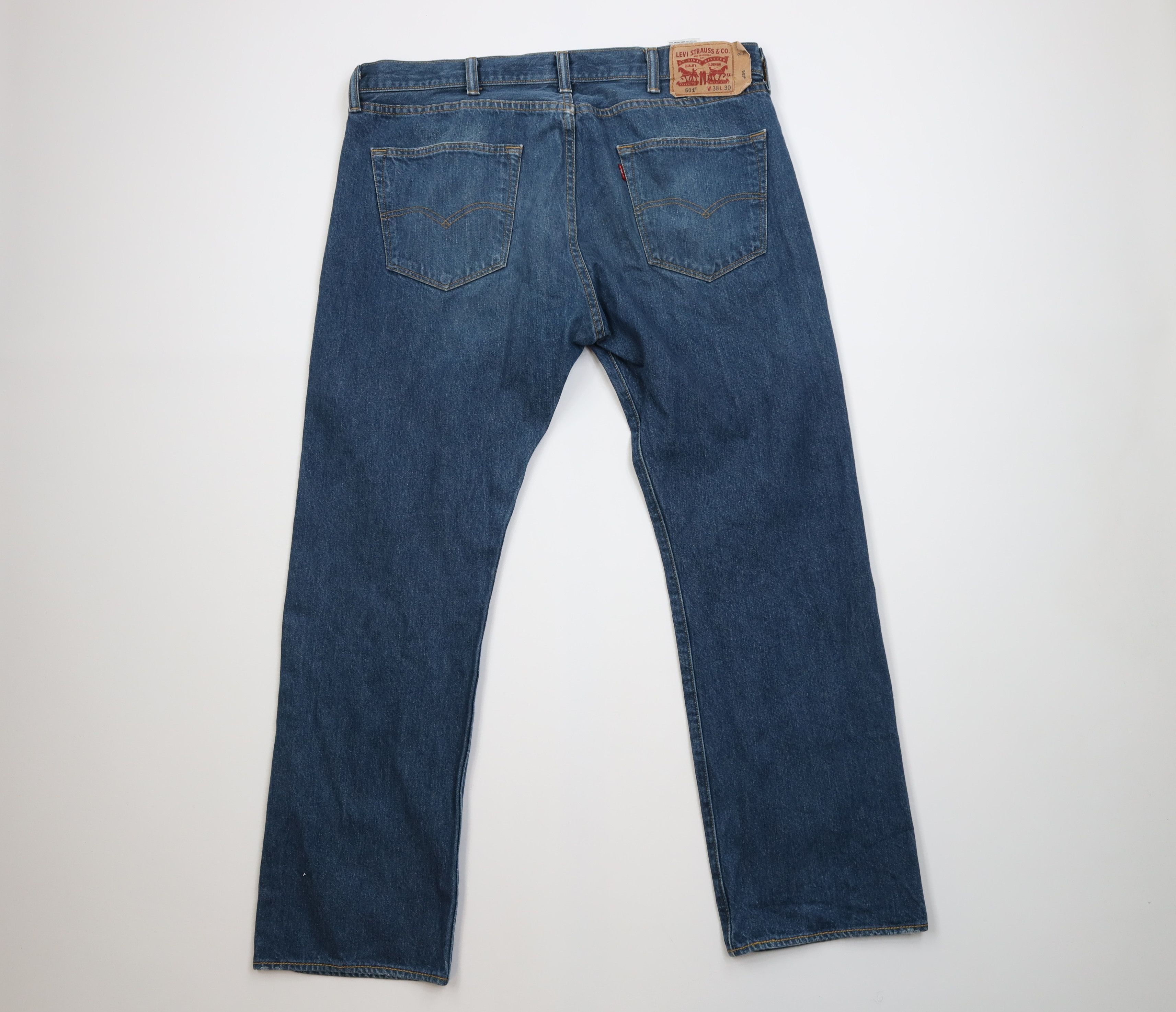 Levi's Vintage Y2K Levis 501xx Button Fly Original Fit Jeans Blue Size US 38 / EU 54 - 10 Thumbnail