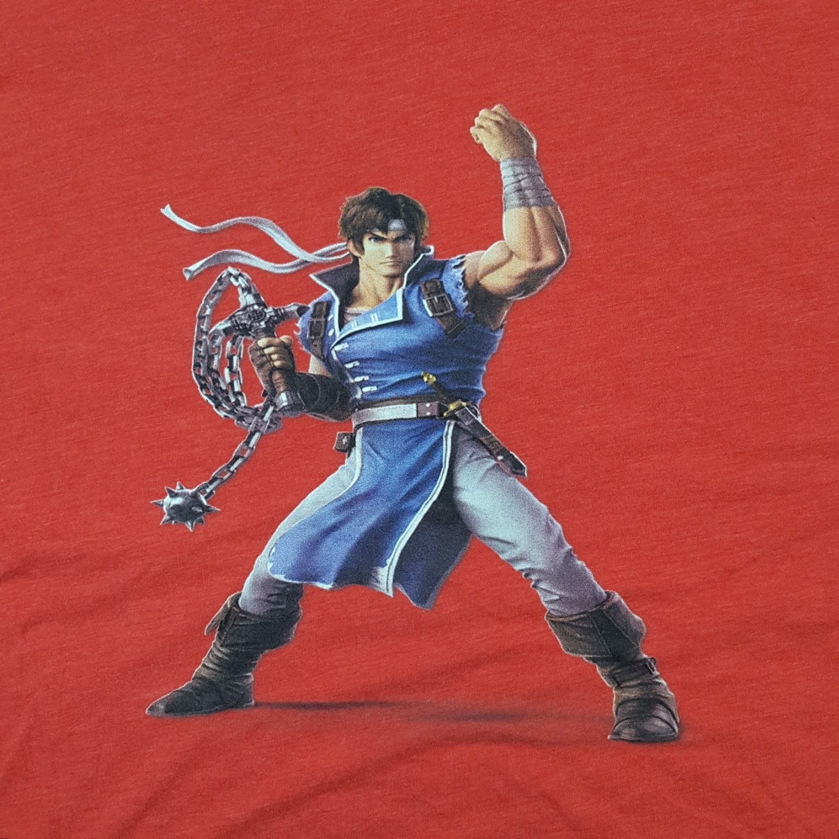 Hunter VINTAGE Canvas Castlevania Richter Vampire Hunter XL T-Shirt Video Game Retro 90s Mens Red Size US XL / EU 56 / 4 - 3 Thumbnail