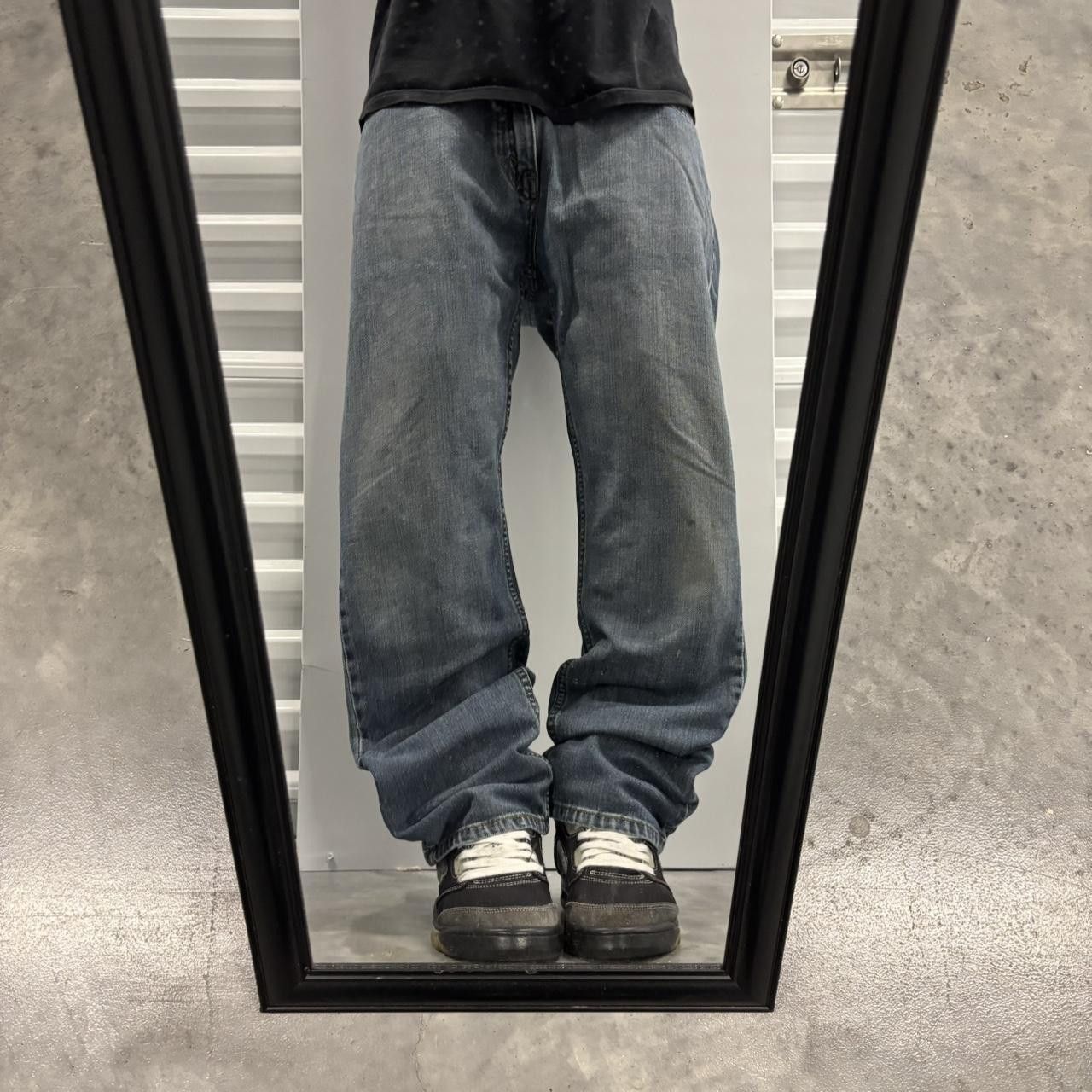 Levi's × Vintage Crazy Vintage Y2K/2000s Grunge Levi’s Dark Wash Denim Jeans! Size US 34 / EU 50 - 1 Thumbnail