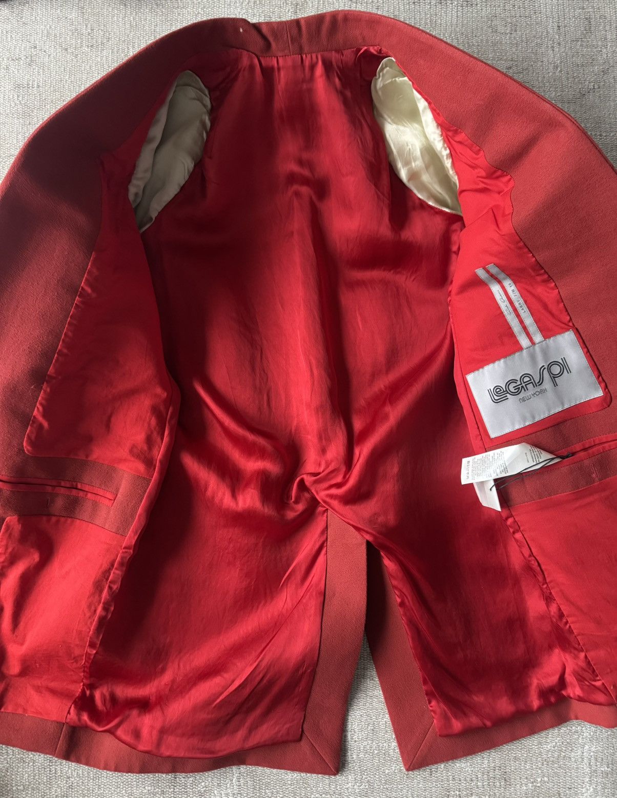 Rick Owens Rick Owens Larry Zionic F/W 2019 cardinal red coat Size M / US 6-8 / IT 42-44 - 5 Thumbnail
