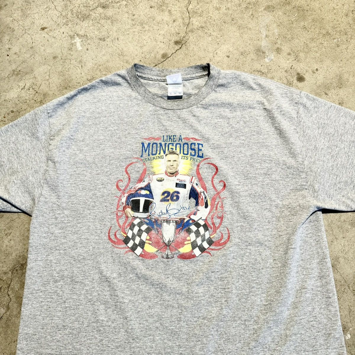 NASCAR VINTAGE RICKY BOBBY TEE! Size US XL / EU 56 / 4 - 4 Thumbnail