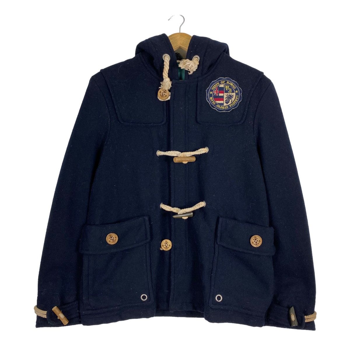 Japanese Brand Lahana Surfing Club State Of Hawaii Duffle Coat Size US M / EU 48-50 / 2 - 1 Thumbnail