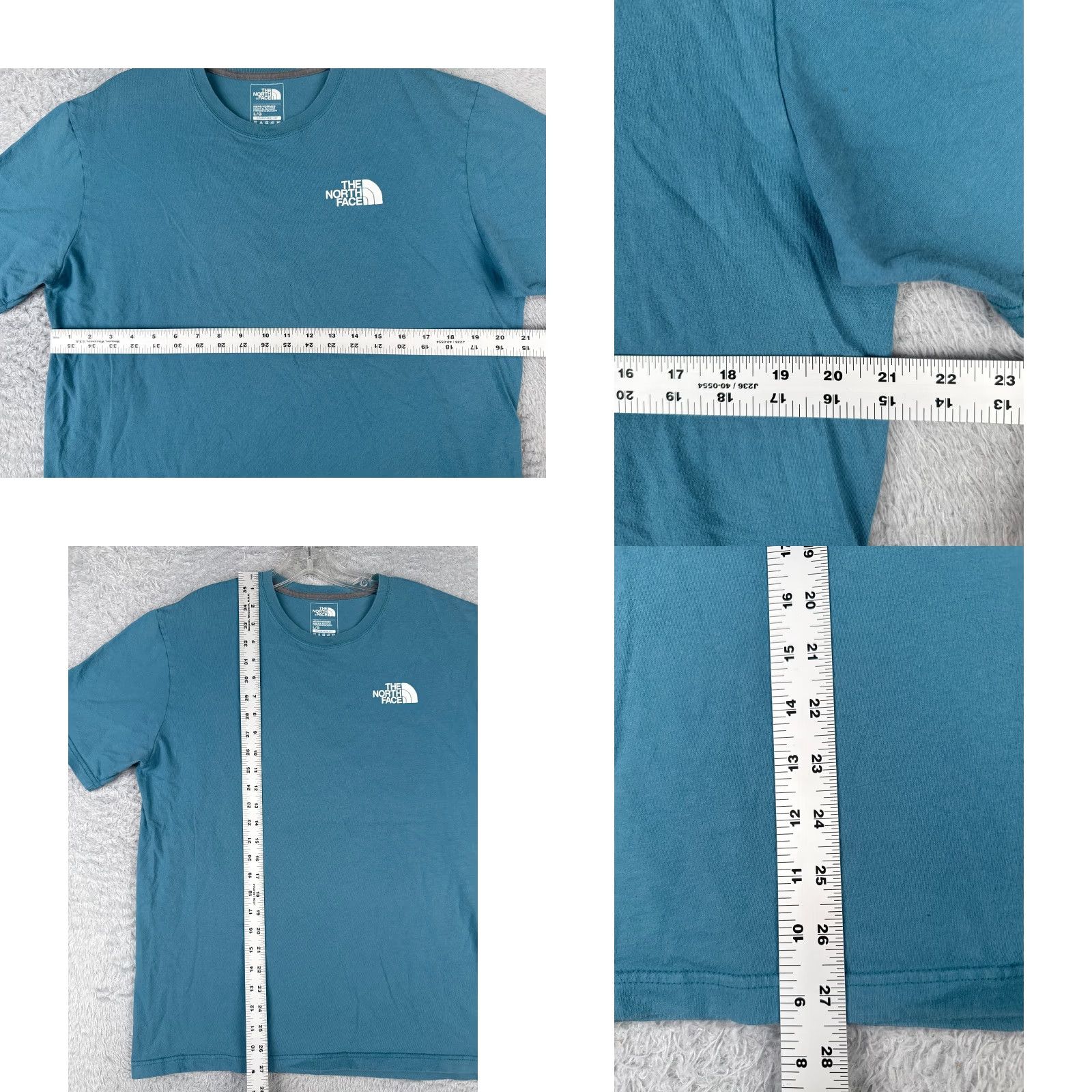 The North Face The North Face Shirt Men Large Blue Short Sleeve Crew Neck 100% Cotton Knit READ Size US L / EU 52-54 / 3 - 8 Thumbnail