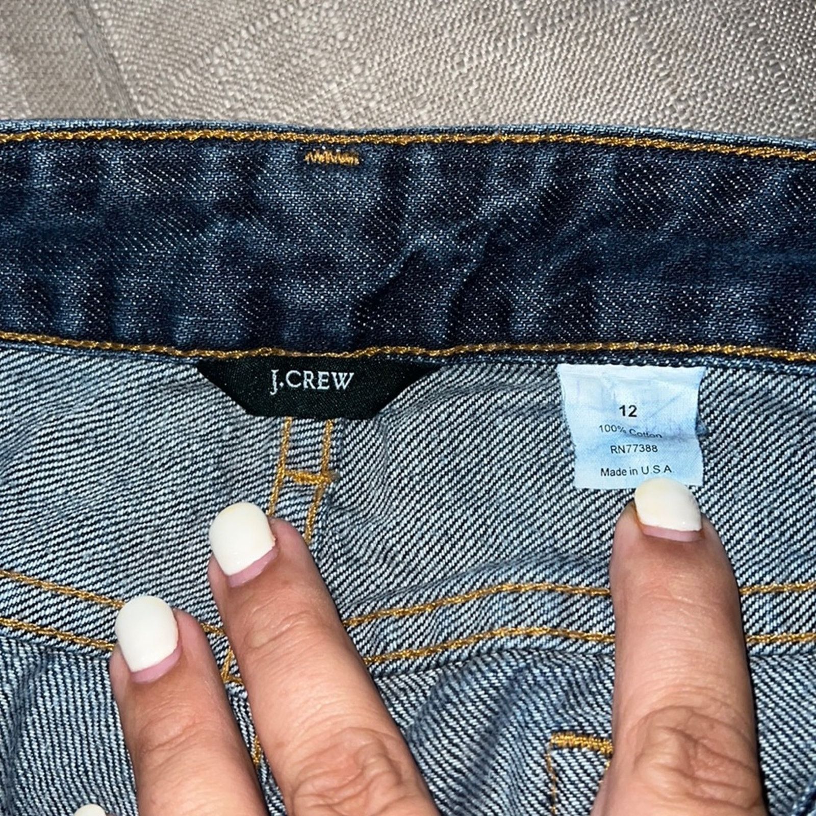 J.Crew J. CREW wide leg jeans 12 Size 36" / US 14 / IT 50 - 2 Thumbnail