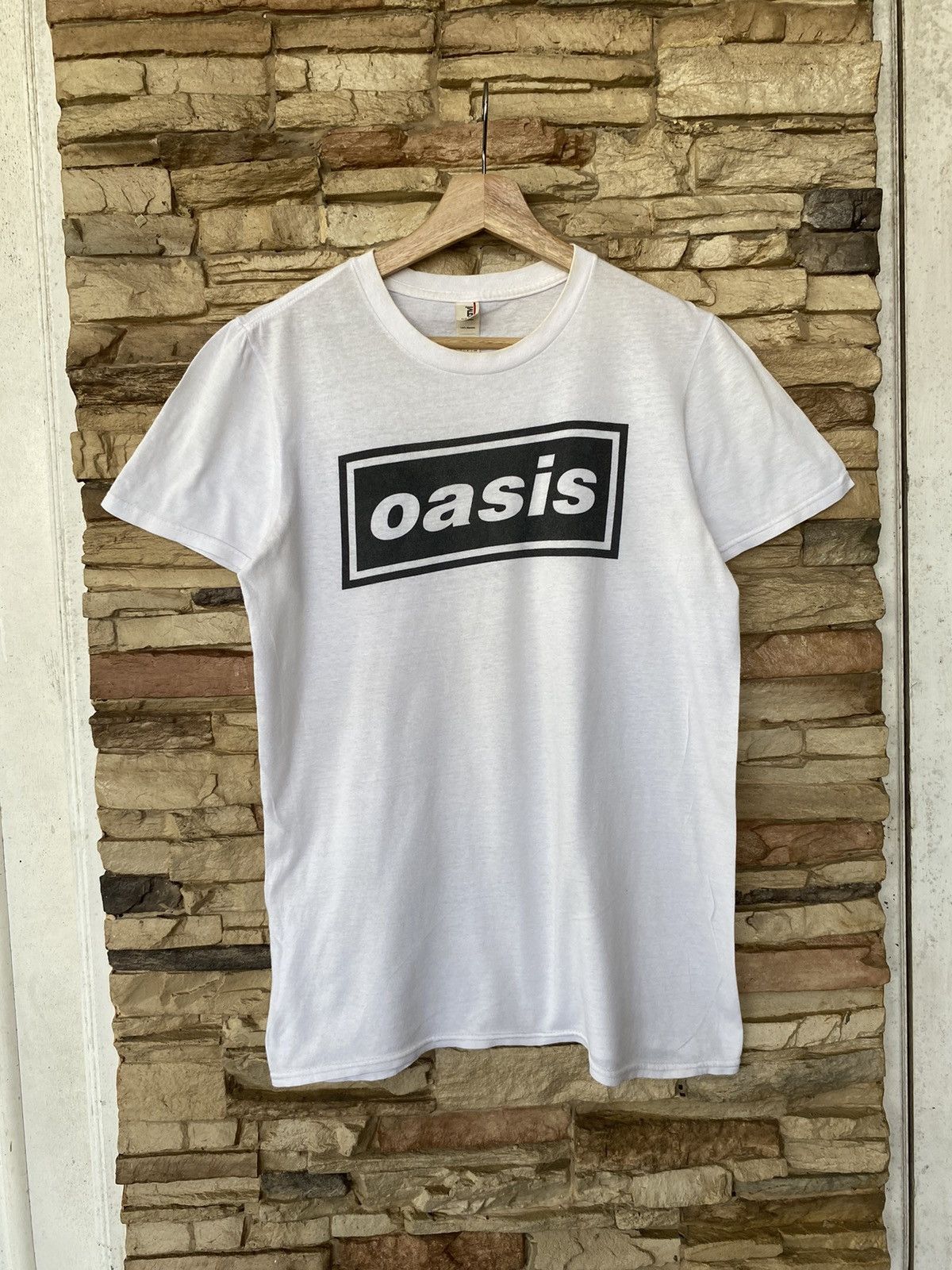 Band Tees × Vintage Vintage Y2K Oasis Box Logo Band Tees Size US M / EU 48-50 / 2 - 1 Thumbnail