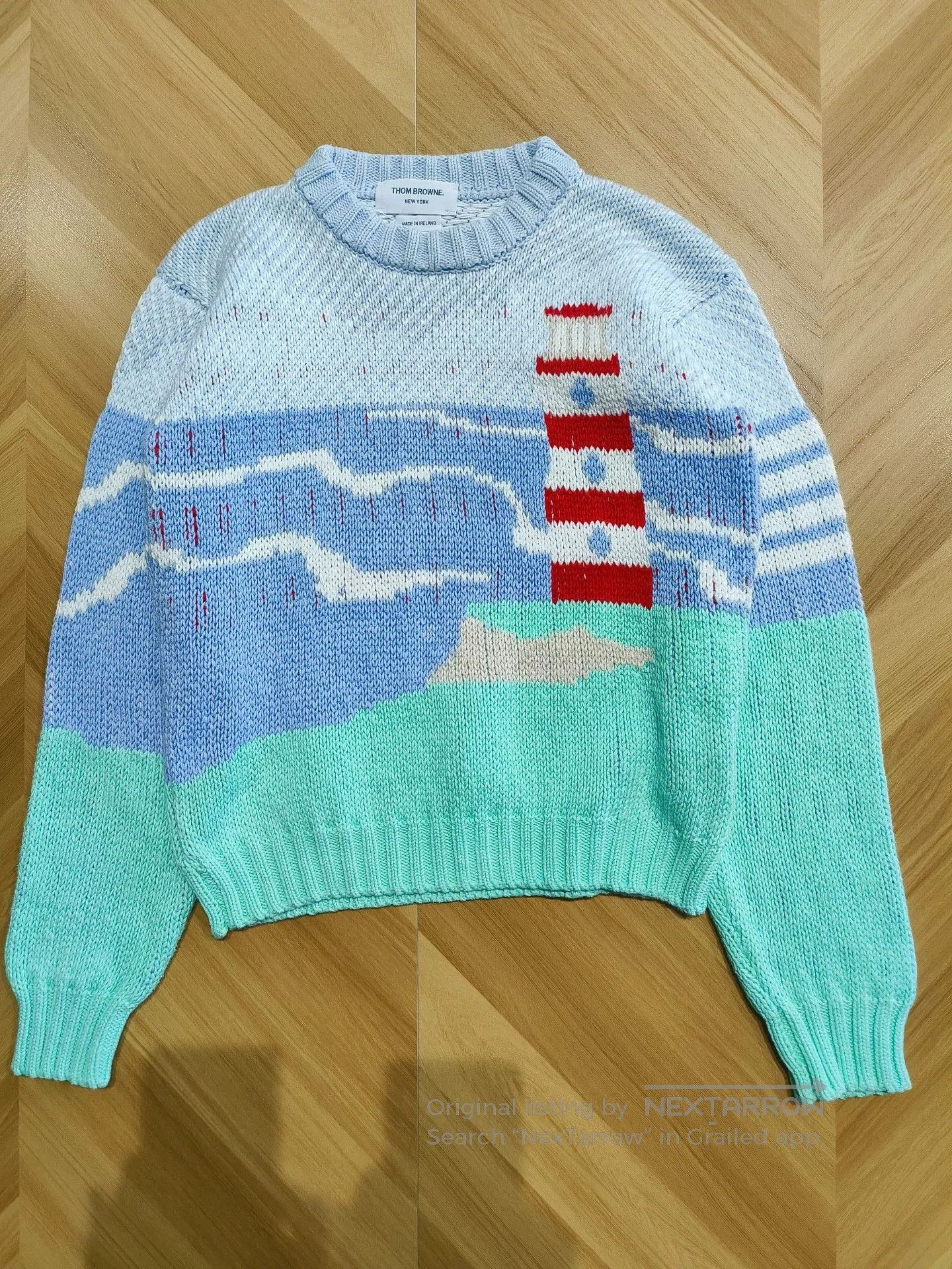 Thom Browne thom browne colorful wool knit sweater. Size US S / EU 44-46 / 1 - 1 Thumbnail