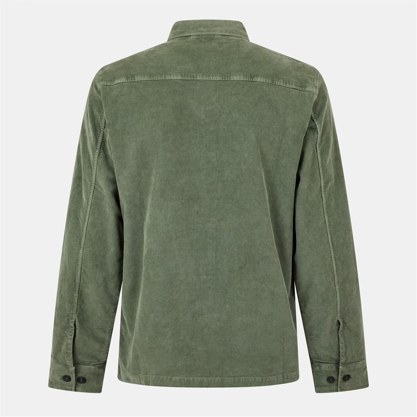 C.P. Company o1g2r1mq0426 Lens Cord Long Sleeve Plain Shirt in Green Size US S / EU 44-46 / 1 - 2 Thumbnail