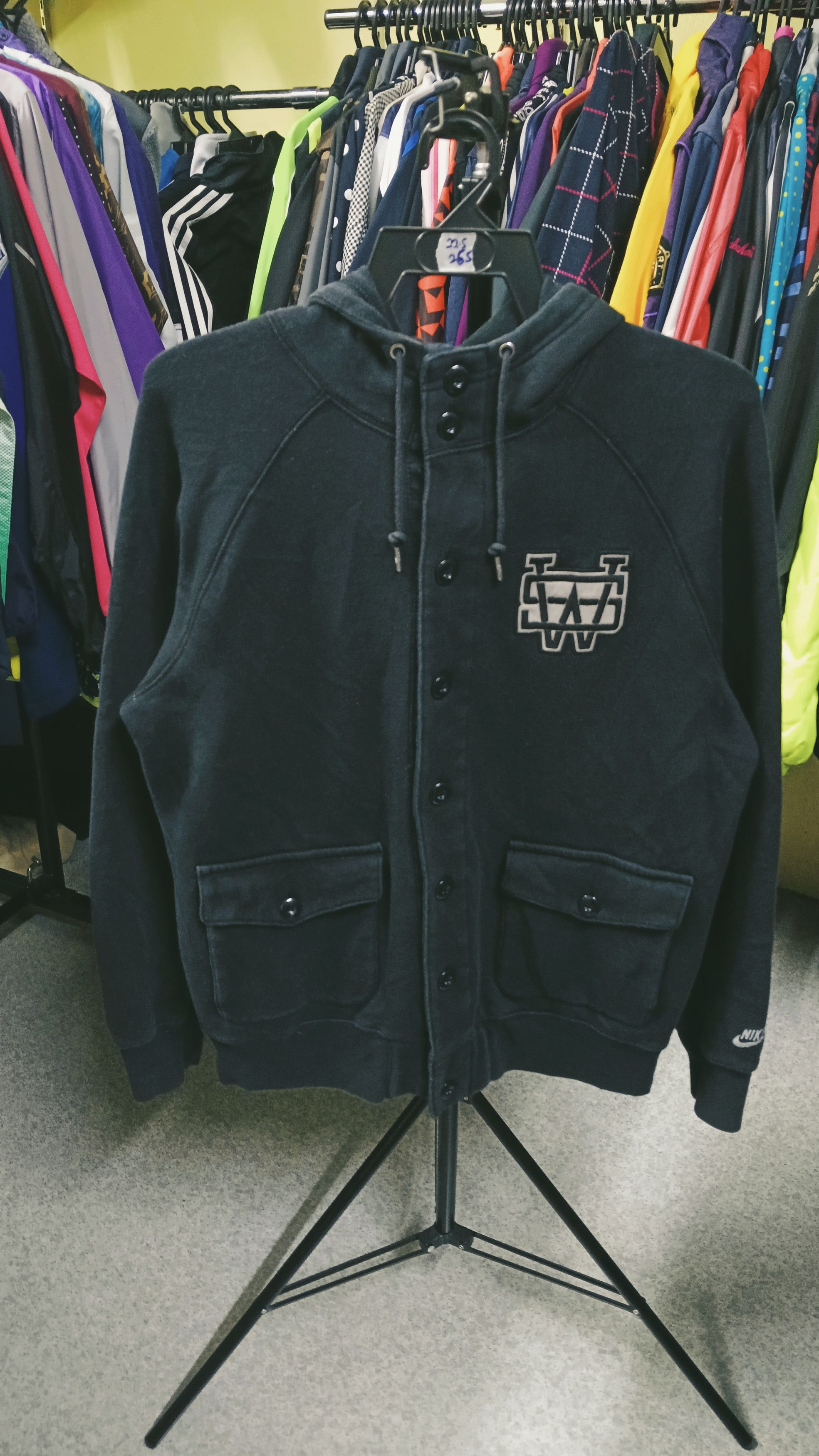 Nike 🔥 Rare Nike Hooded Button Up Sweater Size US L / EU 52-54 / 3 - 1 Thumbnail