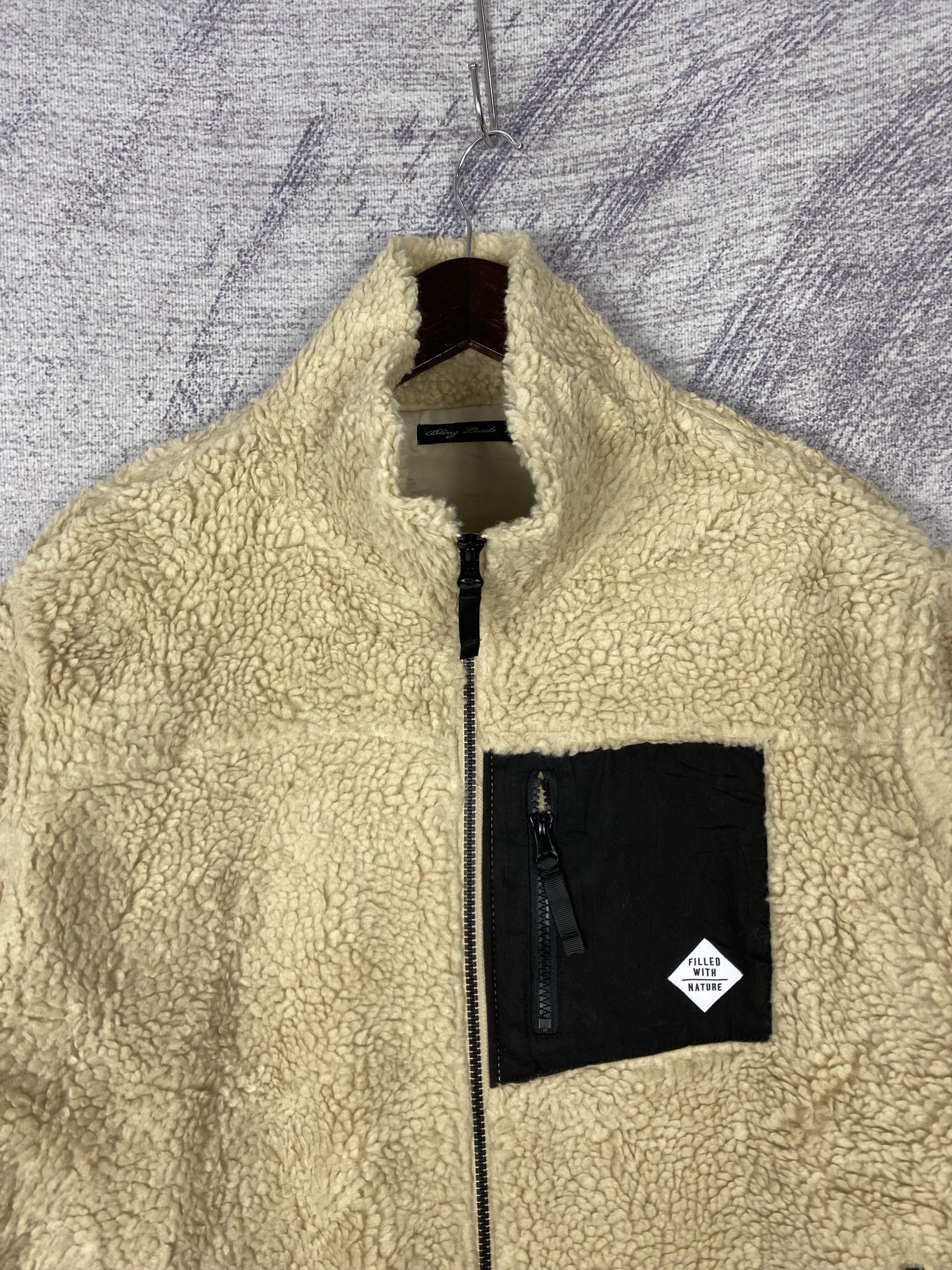 Japanese Brand Vintage Japanese Brand Zip Up Fleece Jacket Size US L / EU 52-54 / 3 - 2 Thumbnail