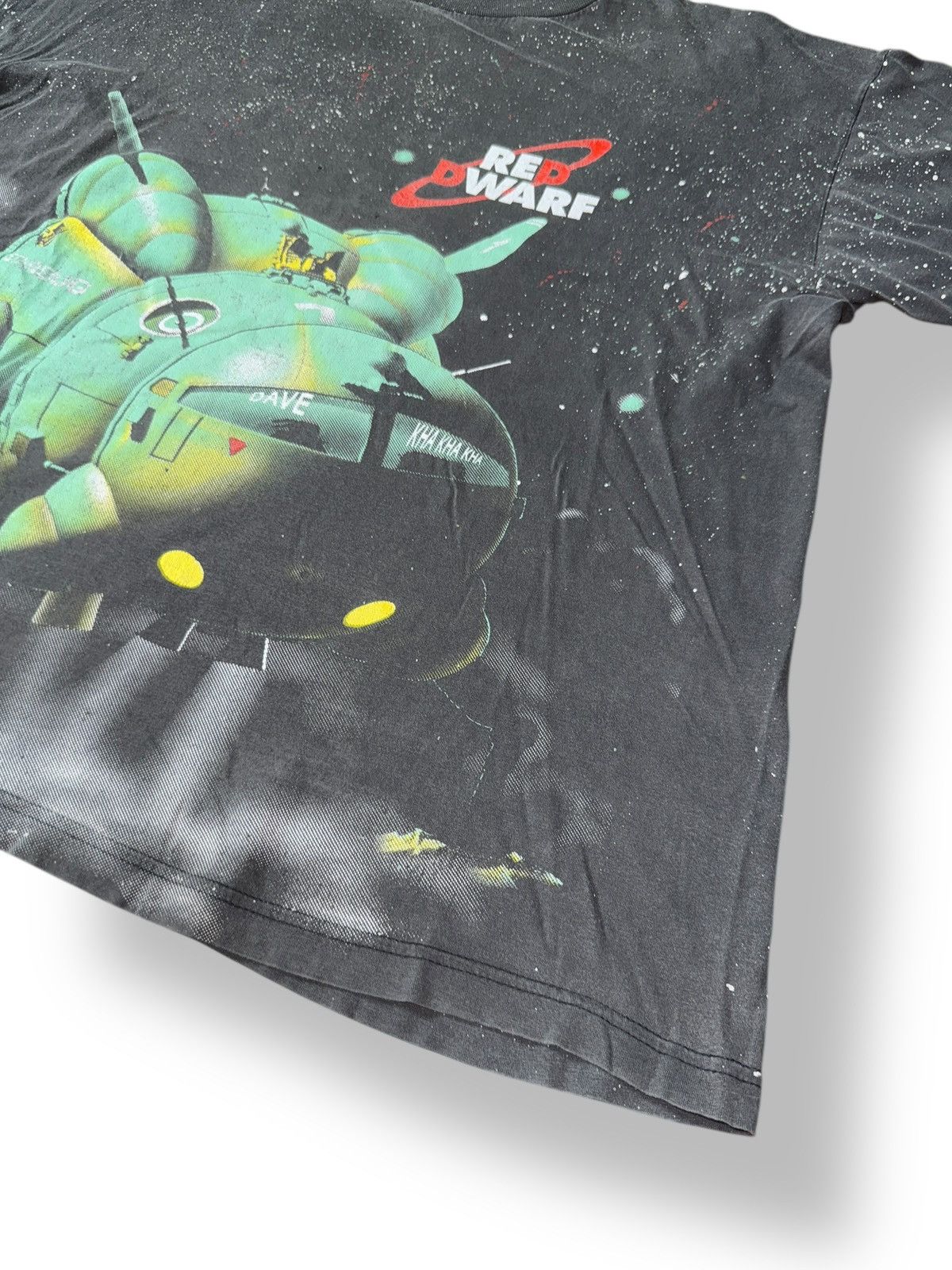 Vintage *RARE* 1990s COMICS VINTAGE RED DWARF AOP STARBUG SPACE XL Size US XL / EU 56 / 4 - 2 Thumbnail