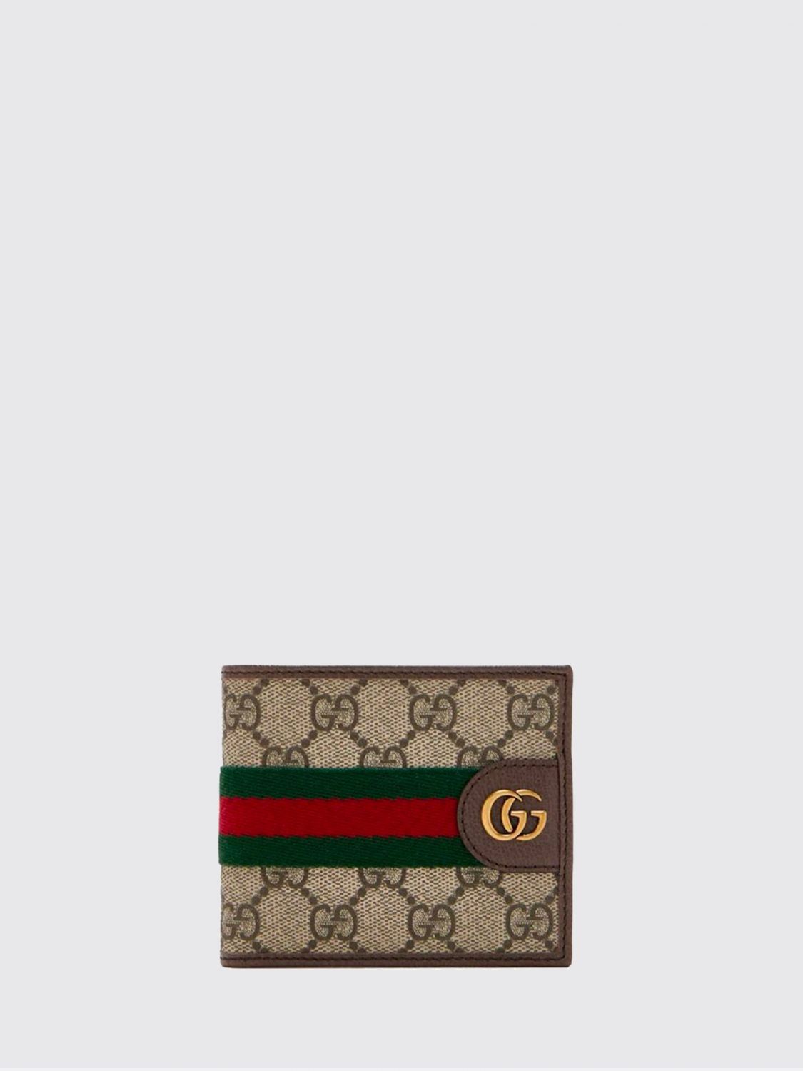 Gucci Gucci Wallet Men Brown Size ONE SIZE - 1 Thumbnail