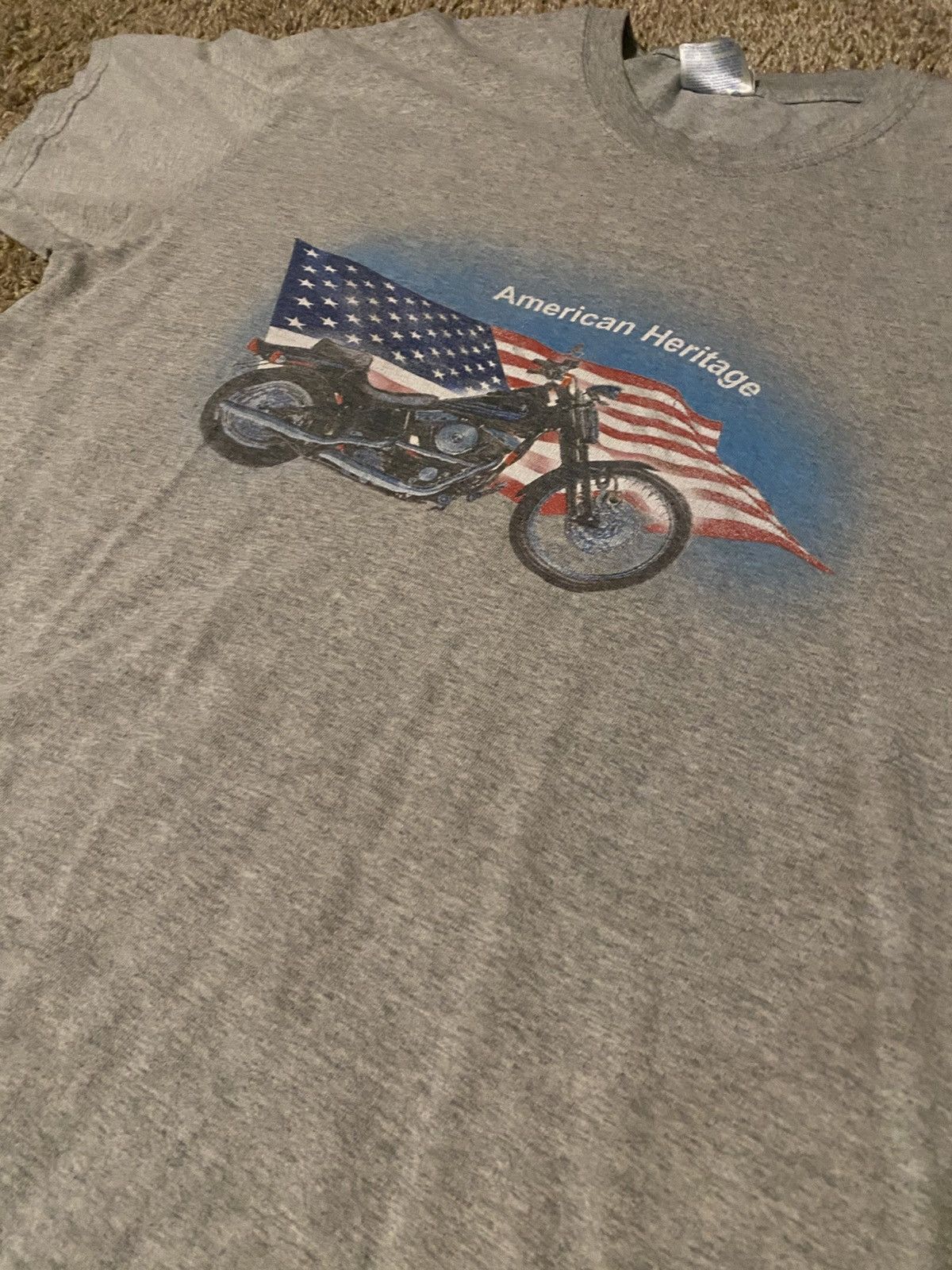Vintage Crazy Y2K Motorcycle Tee Size US L / EU 52-54 / 3 - 2 Thumbnail