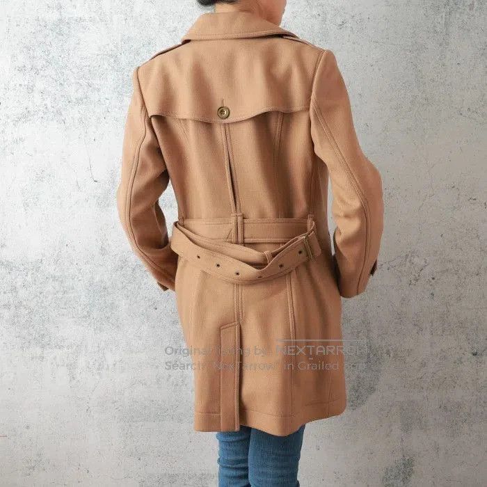 Burberry Burberry Wool Camel Coat. Size S / US 4 / IT 40 - 3 Thumbnail