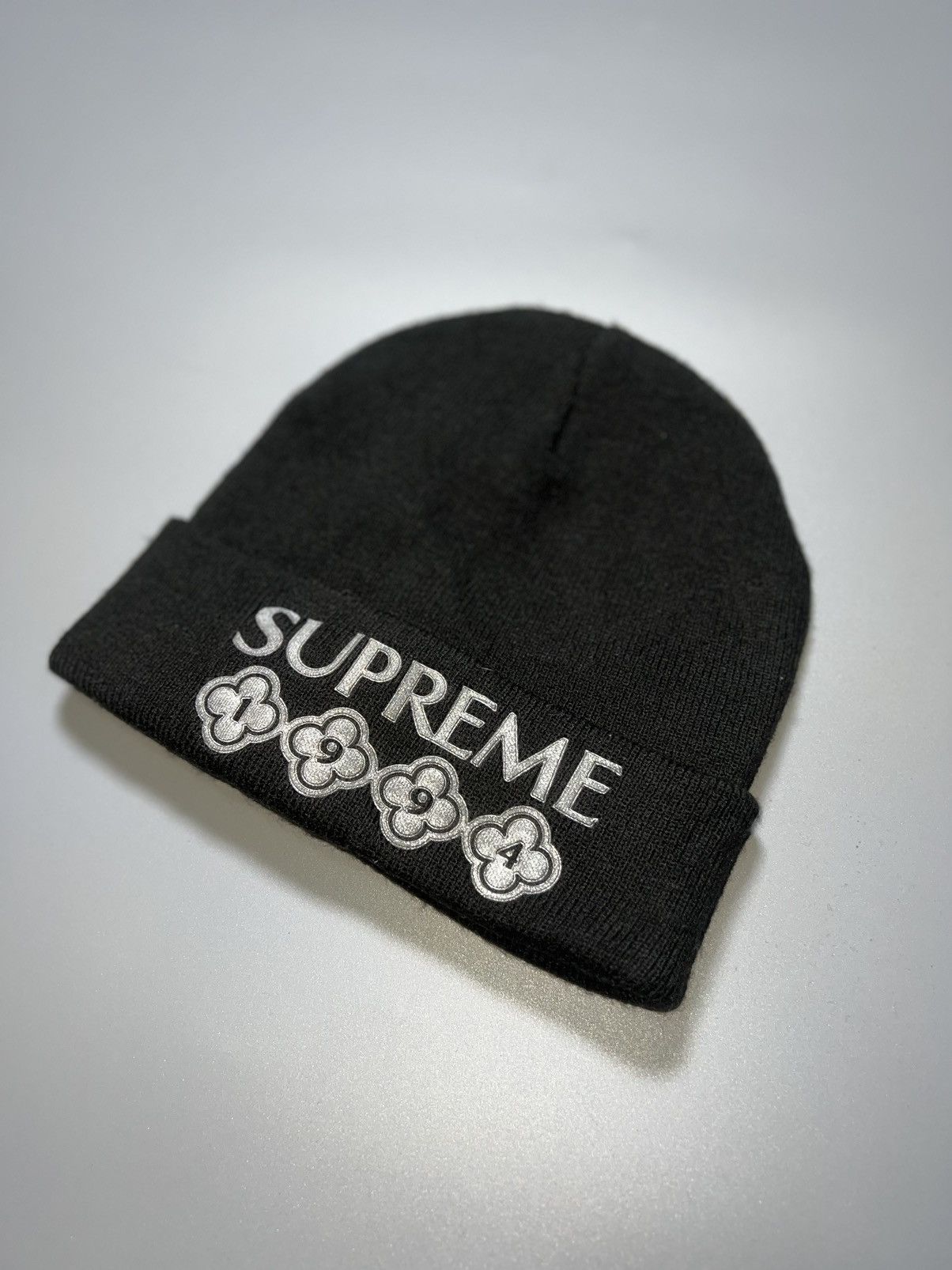 Supreme Supreme Glitter Beanie F21 "Black" Size ONE SIZE - 7 Thumbnail