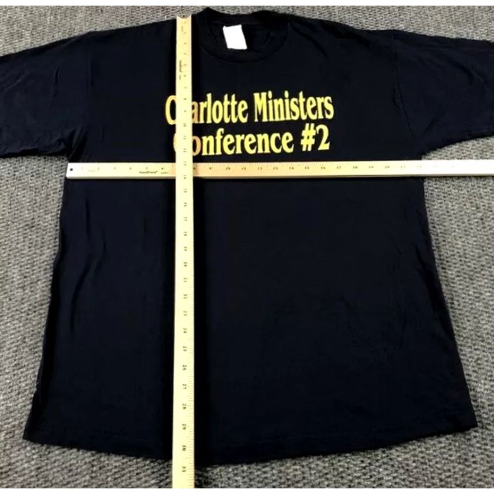 Jerzees VINTAGE Jerzees T-Shirt Graphic Tee 90s Charlotte Ministers Conference #2 XL Blue Men Men’s XS? Size US XL / EU 56 / 4 - 4 Thumbnail