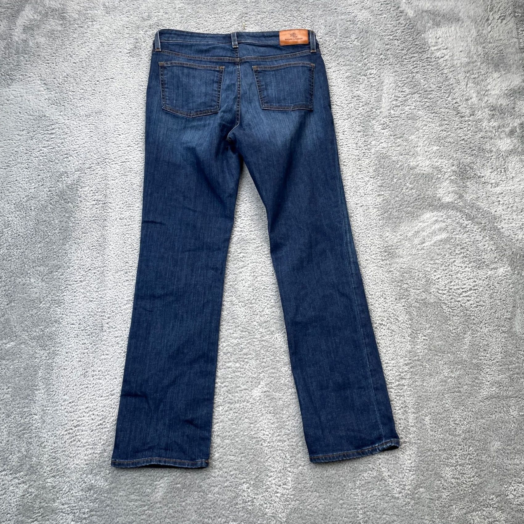Ralph Lauren Lauren Ralph Lauren Jeans Womens 8 Bootcut Denim Blue Dark Wash 5-Pocket Classic Fit Casual Size 30" / US 8 / IT 44 - 6 Thumbnail