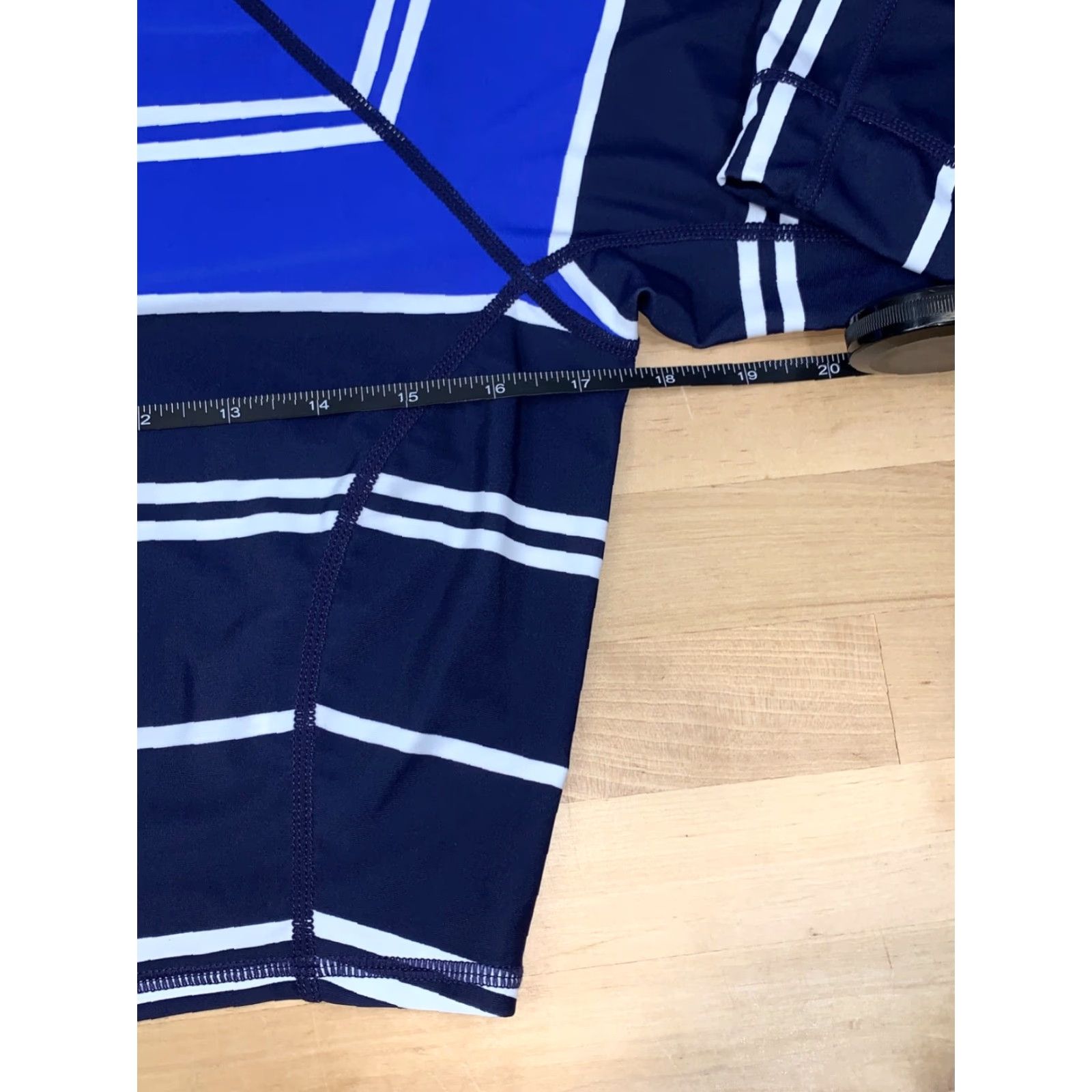 Athleta Athleta Cropped T-Shirt Long Sleeve Top M Blue Womens Activewear Modern Crop Long Sleeve Top Size M / US 6-8 / IT 42-44 - 5 Thumbnail