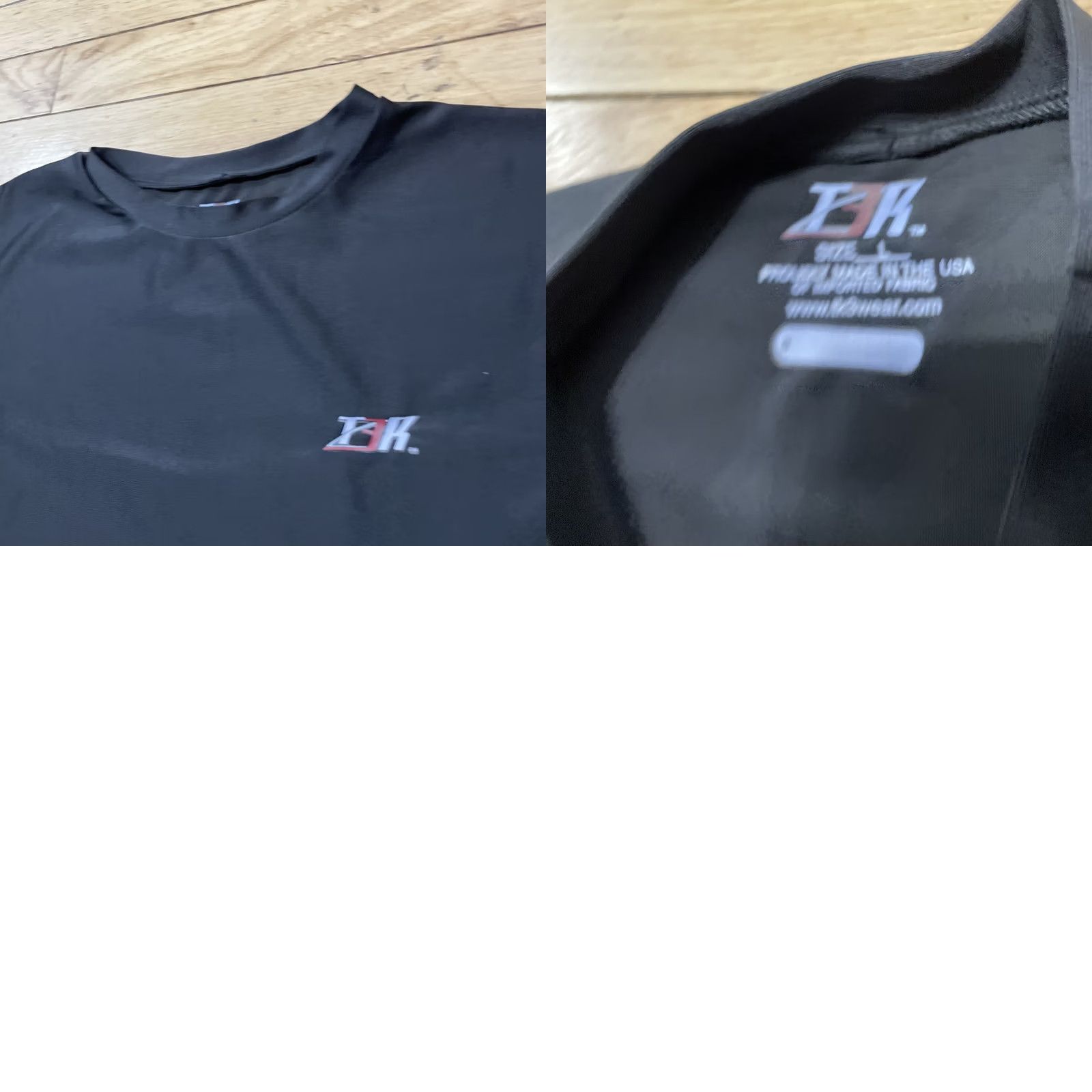 Vintage T3K Crop Active Shirt Womens Small Black Performance Y2k Deadstock New (L fit S) Size S / US 4 / IT 40 - 10 Thumbnail