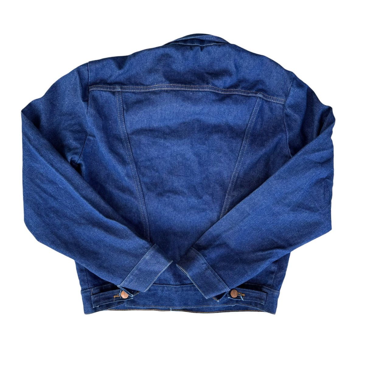 Vintage × Wrangler 74126NV 70s True Vintage Wrangler Navy Denim Trucker Jacket Size US XXS / EU 40 - 19 Thumbnail
