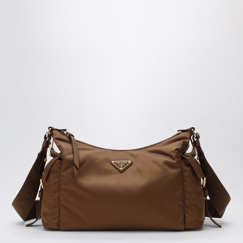 Prada Prada Prada Explore Large Brandy Bag In Re-Nylon And Leather Size ONE SIZE - 1 Thumbnail