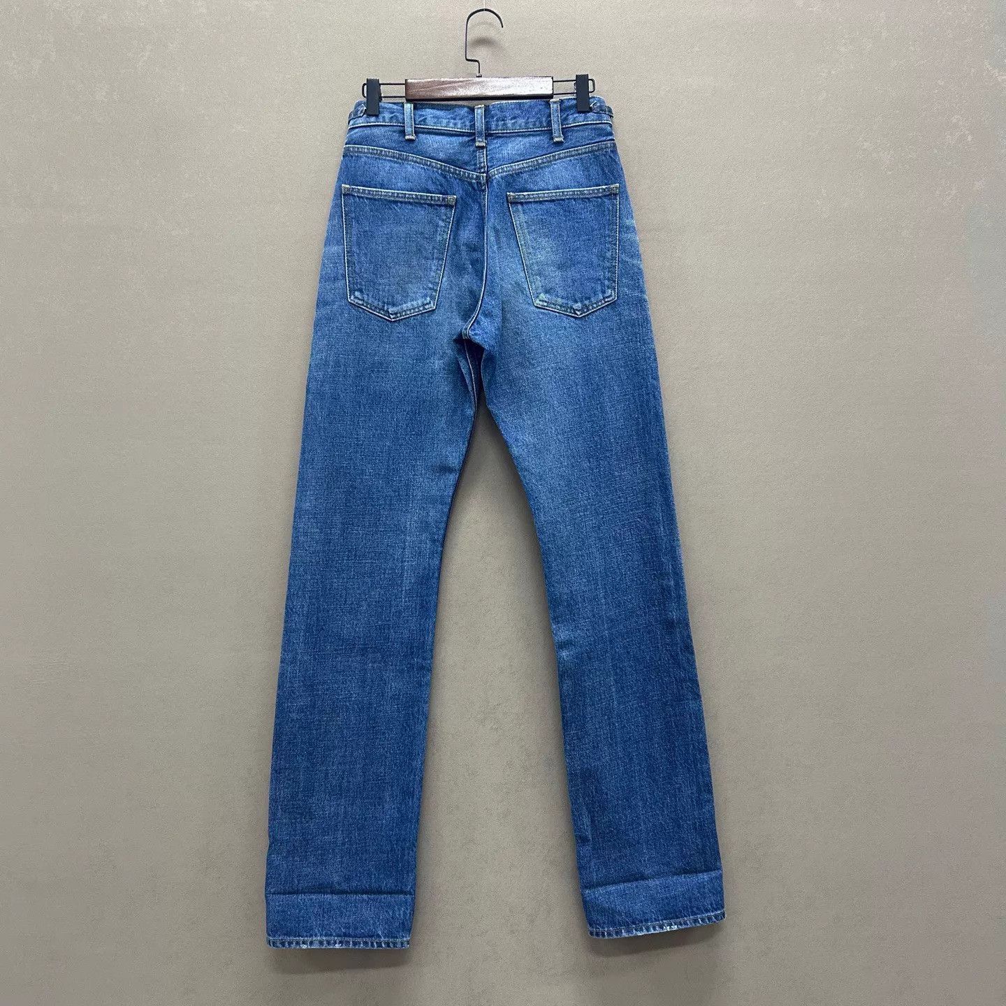 Celine Celine Washed Triomphe Chain Straight Jeans 99 New 28 Size 28" / US 6 / IT 42 - 2 Thumbnail