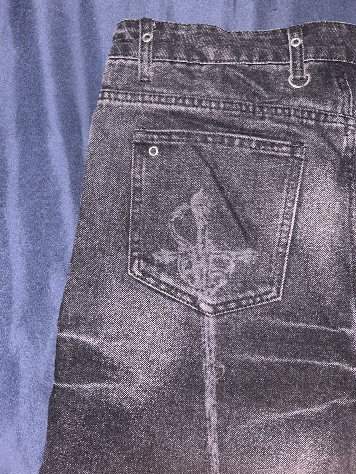 Other Black Insomnia Denim Shorts Size US 32 / EU 48 - 3 Thumbnail