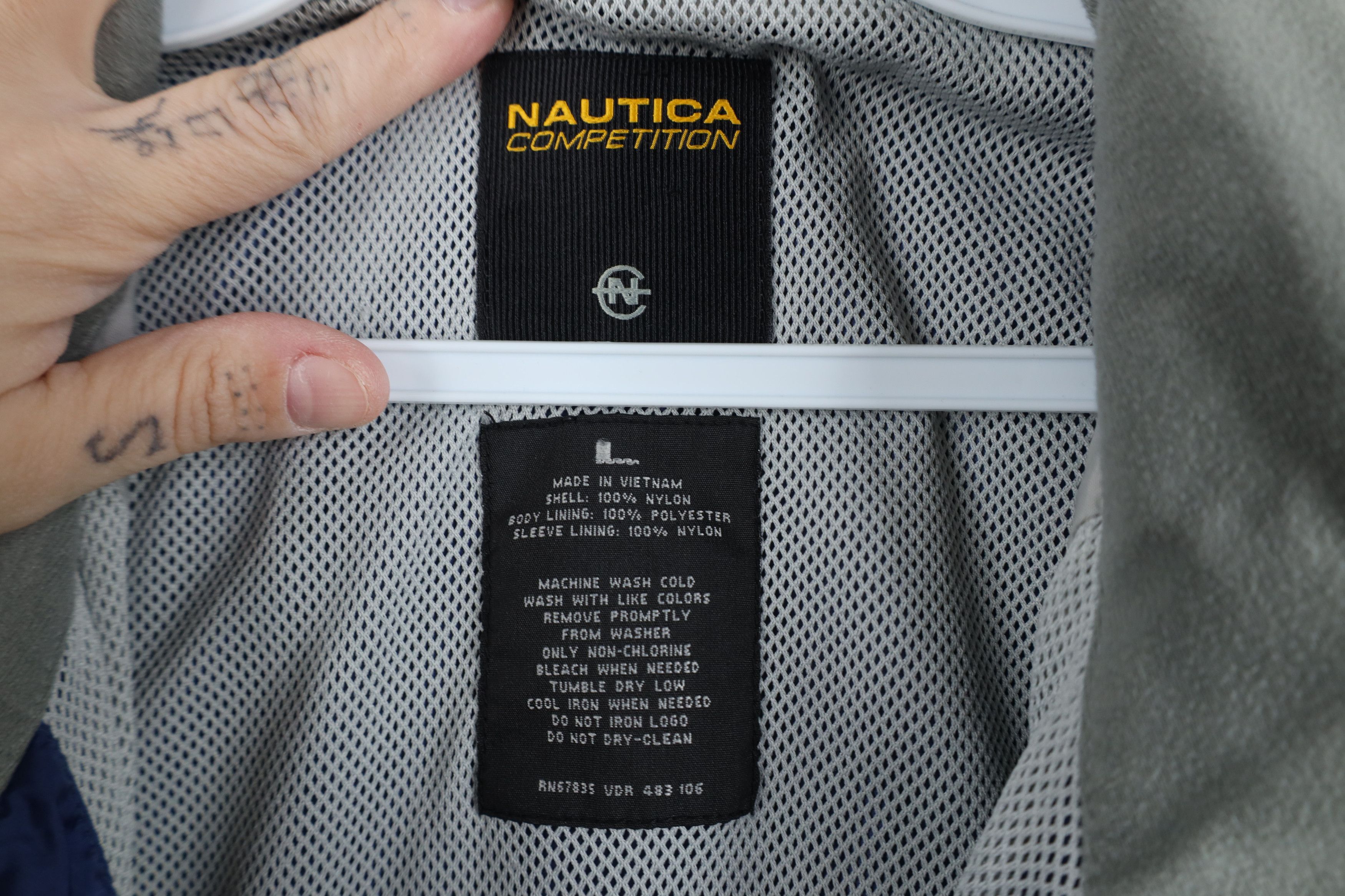 Nautica Vintage 90s Nautica Competition Windbreaker Jacket Size US L / EU 52-54 / 3 - 11 Thumbnail