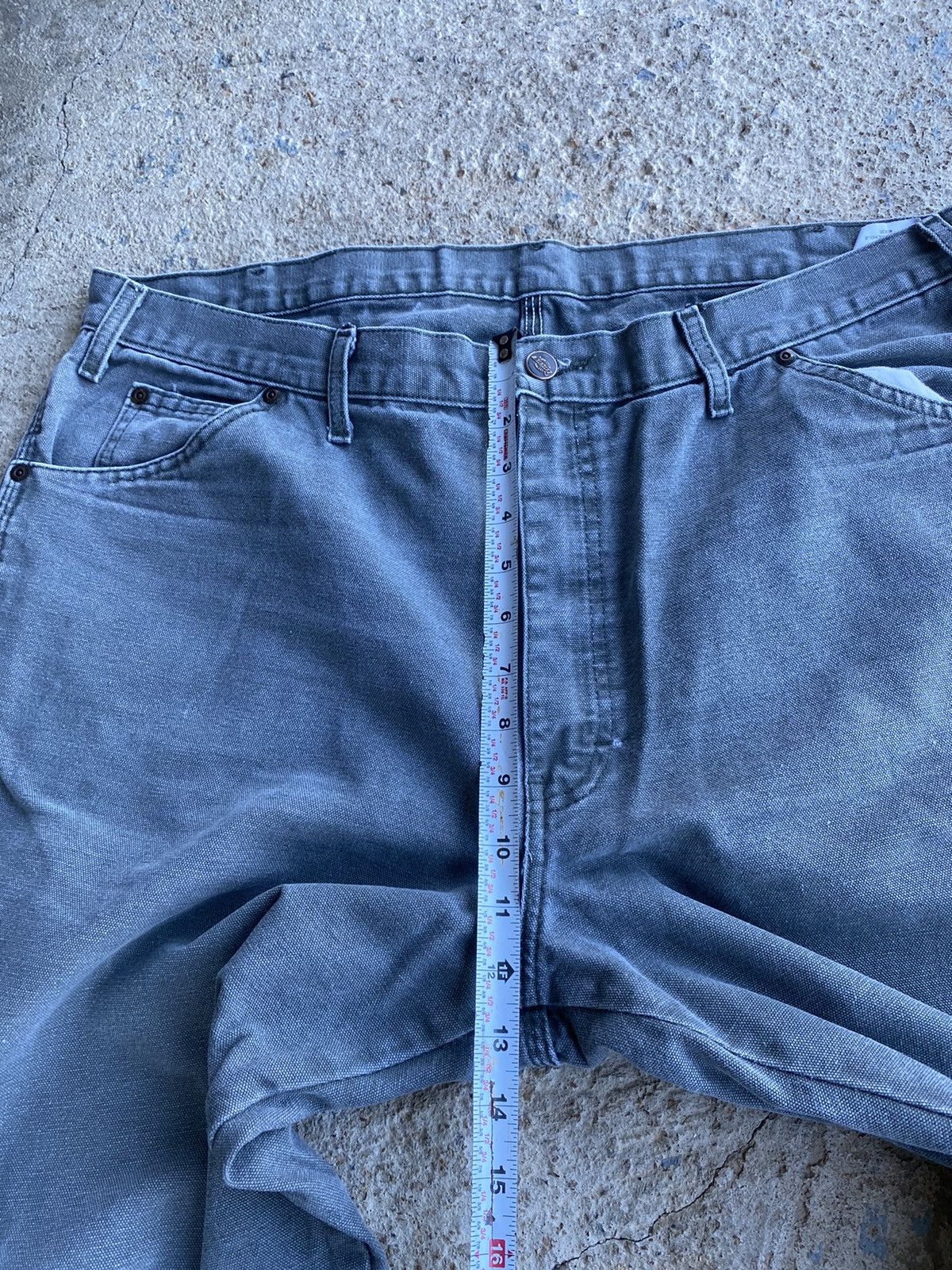 Carhartt × Dickies Vintage Y2K Faded Baggy Dickies Distressed Carpenters Size US 38 / EU 54 - 14 Thumbnail