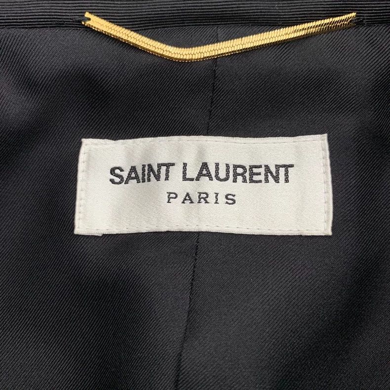 Saint Laurent Paris Saint Laurent Black Court Cotton Jacket 2504-Nextarrow Size XS / US 0-2 / IT 36-38 - 5 Thumbnail
