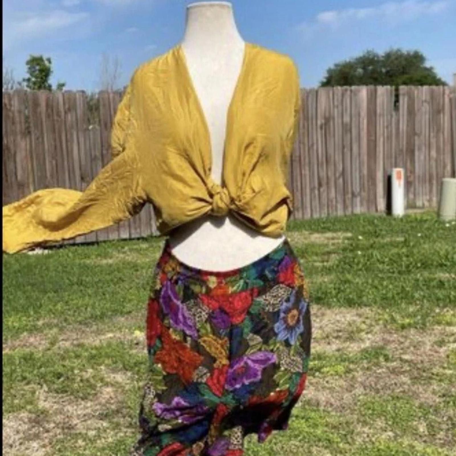 Oleg Cassini Oleg Cassini Silk Vintage Blouse small Size S / US 4 / IT 40 - 4 Thumbnail