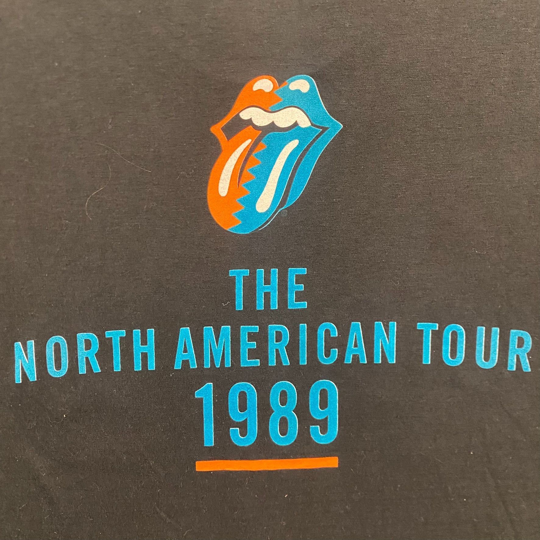 The Rolling Stones Vintage 80s Rolling Stones Tour Single Stitch Rock Band Tee Size US L / EU 52-54 / 3 - 8 Thumbnail