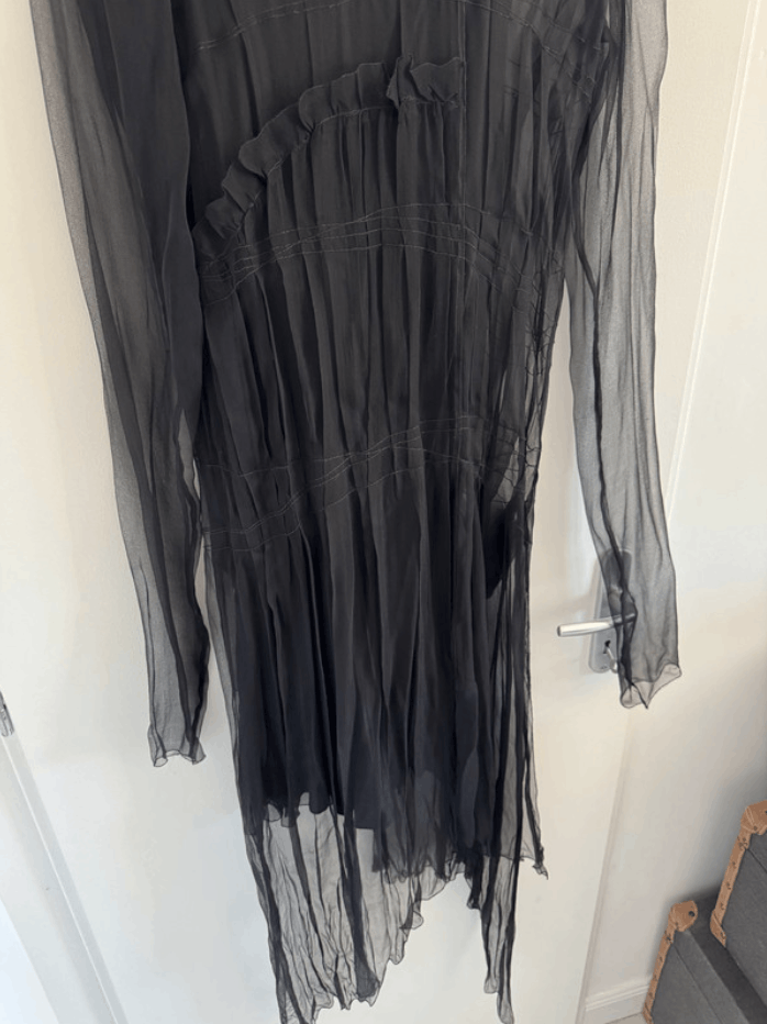 Japanese Brand × Jean Paul Gaultier Jean Paul Gaultier Dress Skirt Mesh Top Tattoo Jacket EX0113 Size L / US 10 / IT 46 - 3 Thumbnail