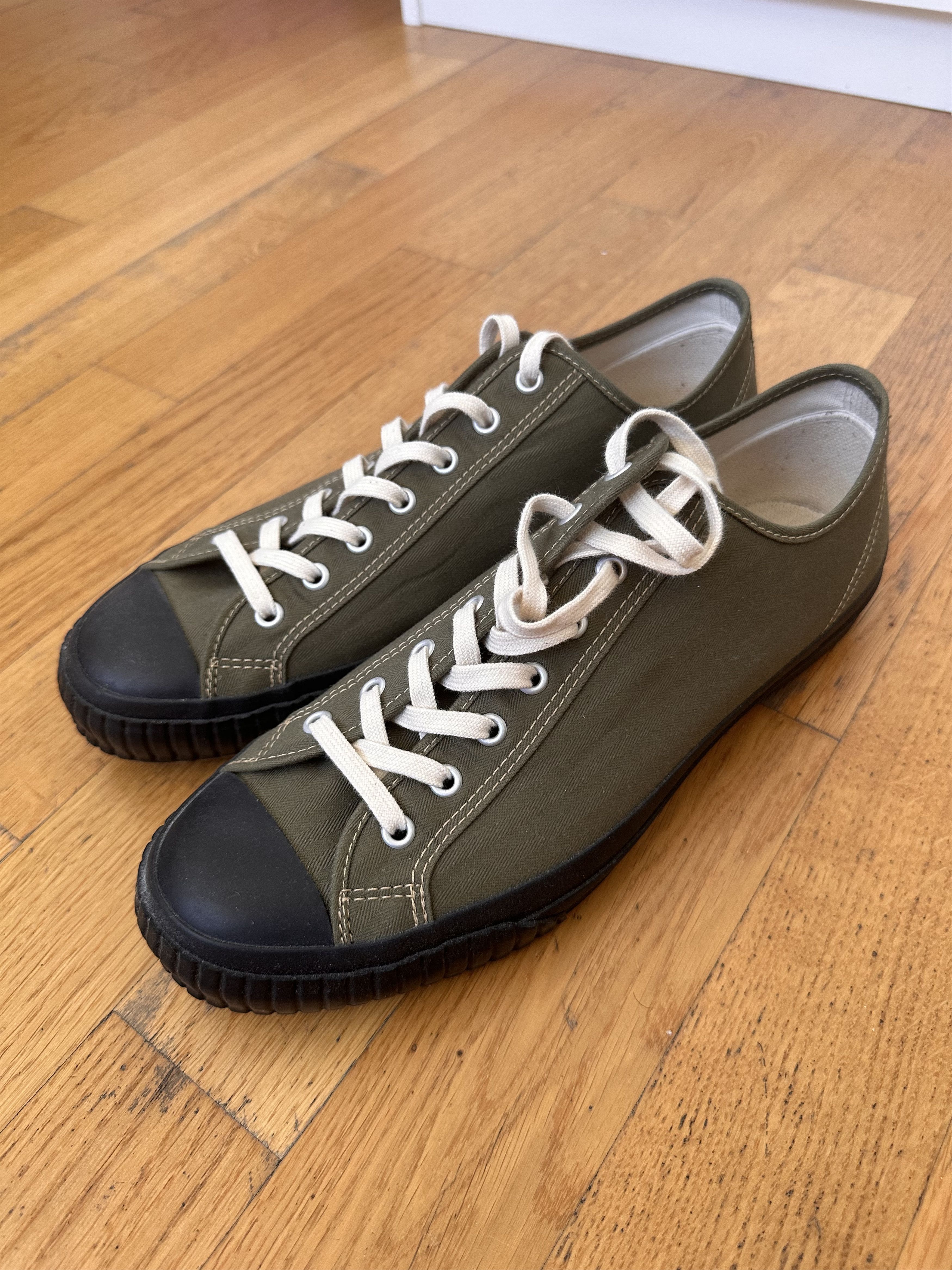 John Lofgren JLB Champion Sneakers / WWII Style Us Army Olive Drab Size US 9 / EU 42 - 1 Thumbnail
