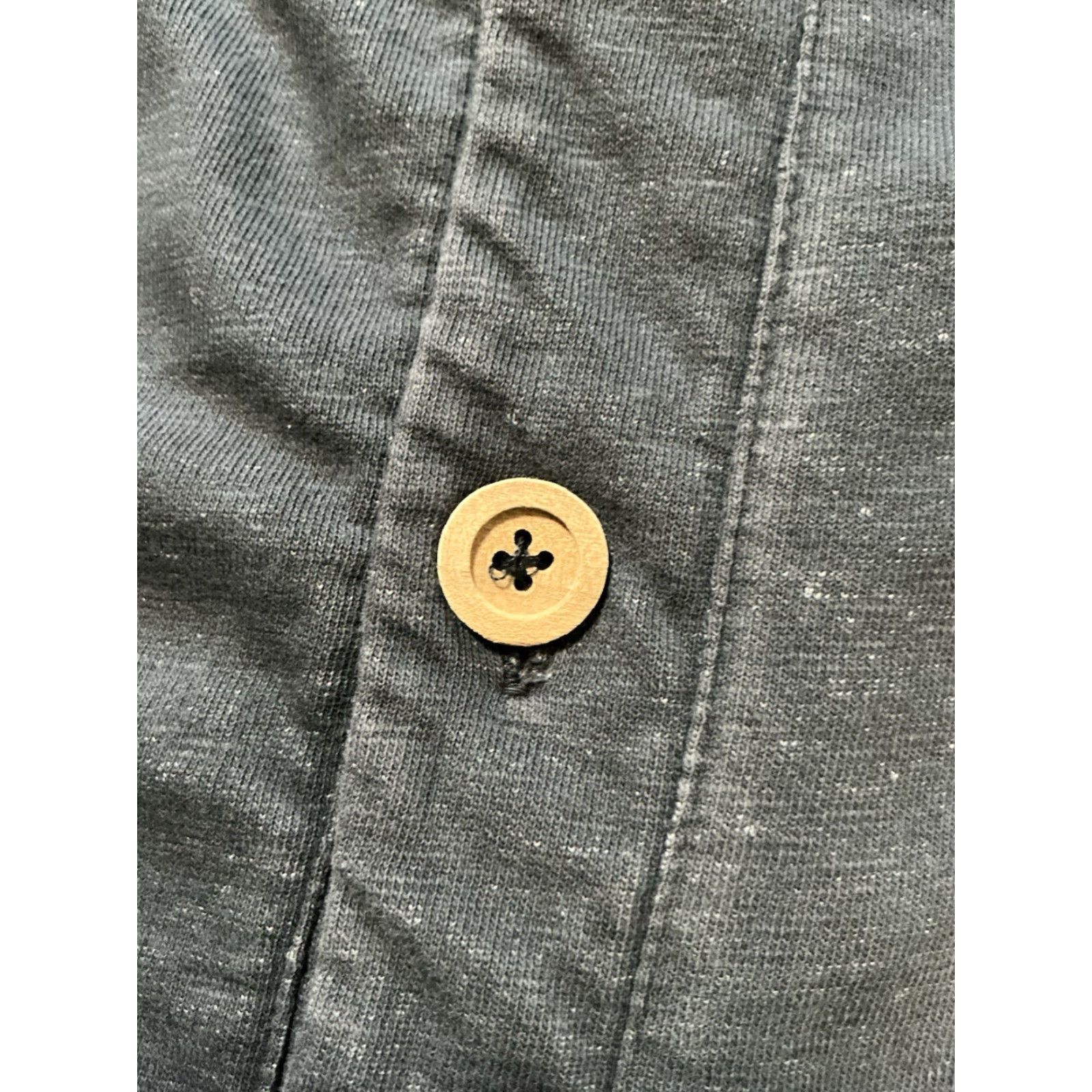 Vintage VINTAGE Unfeigned Gear Organic Cotton Terry Fleece Washed Navy Blue Cardigan Sweater SM Size US S / EU 44-46 / 1 - 5 Thumbnail