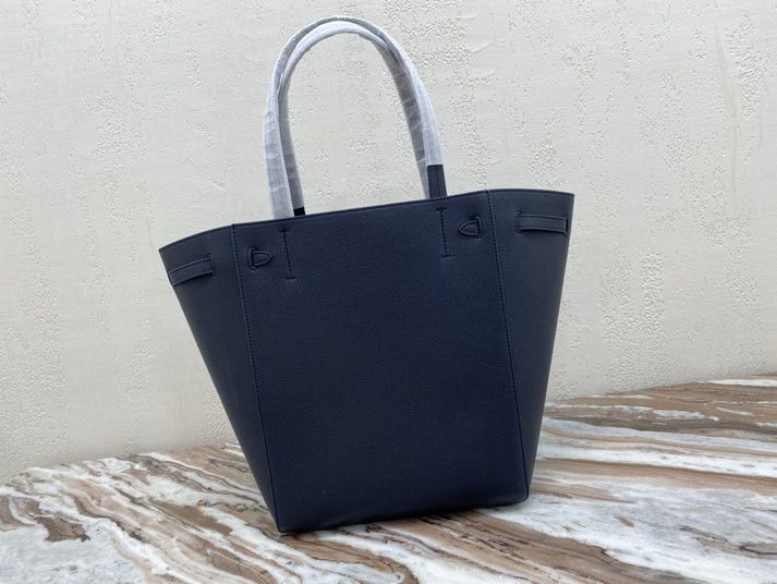 Celine o1bcso1str1024 Size: OS / Cabas Small Tote Bag in Navy Blue Size ONE SIZE - 4 Thumbnail