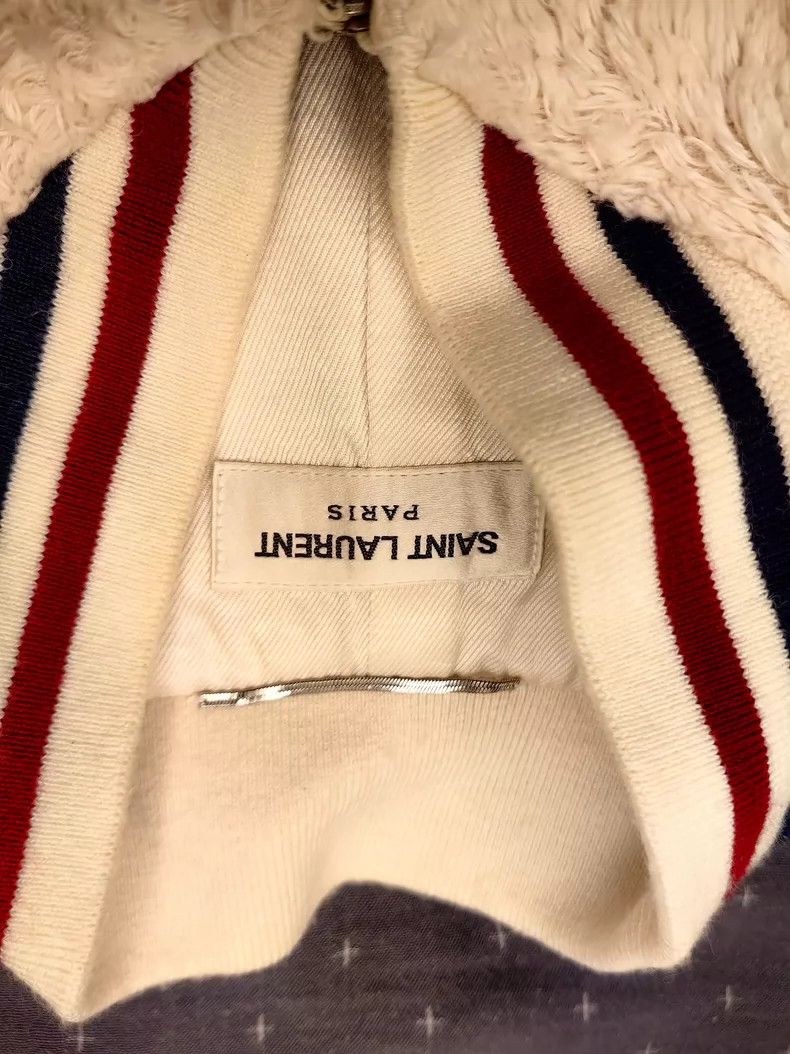 Yves Saint Laurent saint laurentCream Plush Jacket 2503-Nextarrow Size US M / EU 48-50 / 2 - 3 Thumbnail