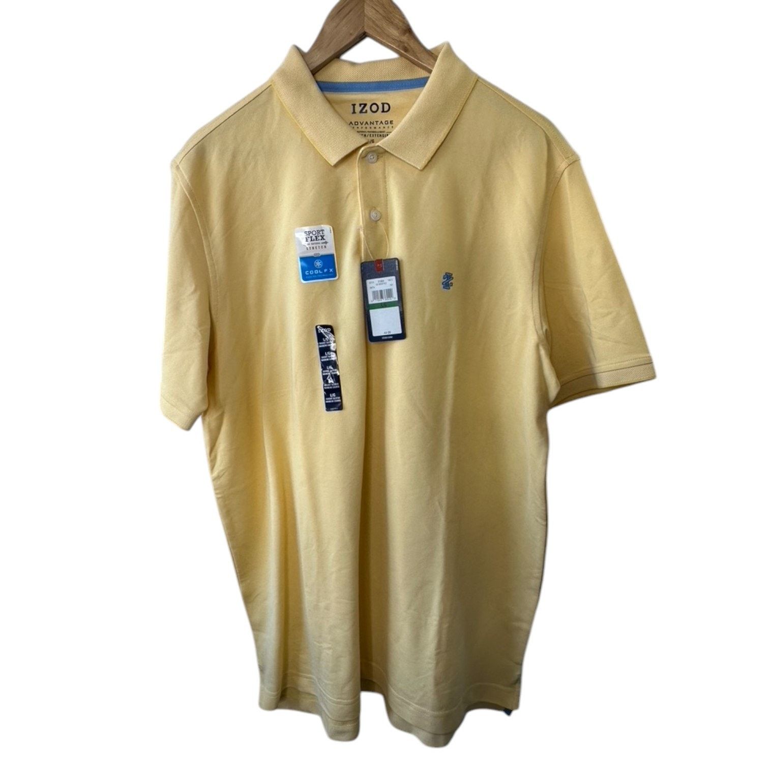 Izod IZOD Performance Cool FX Sport Flex Polo Shirt Large New Size US L / EU 52-54 / 3 - 1 Thumbnail