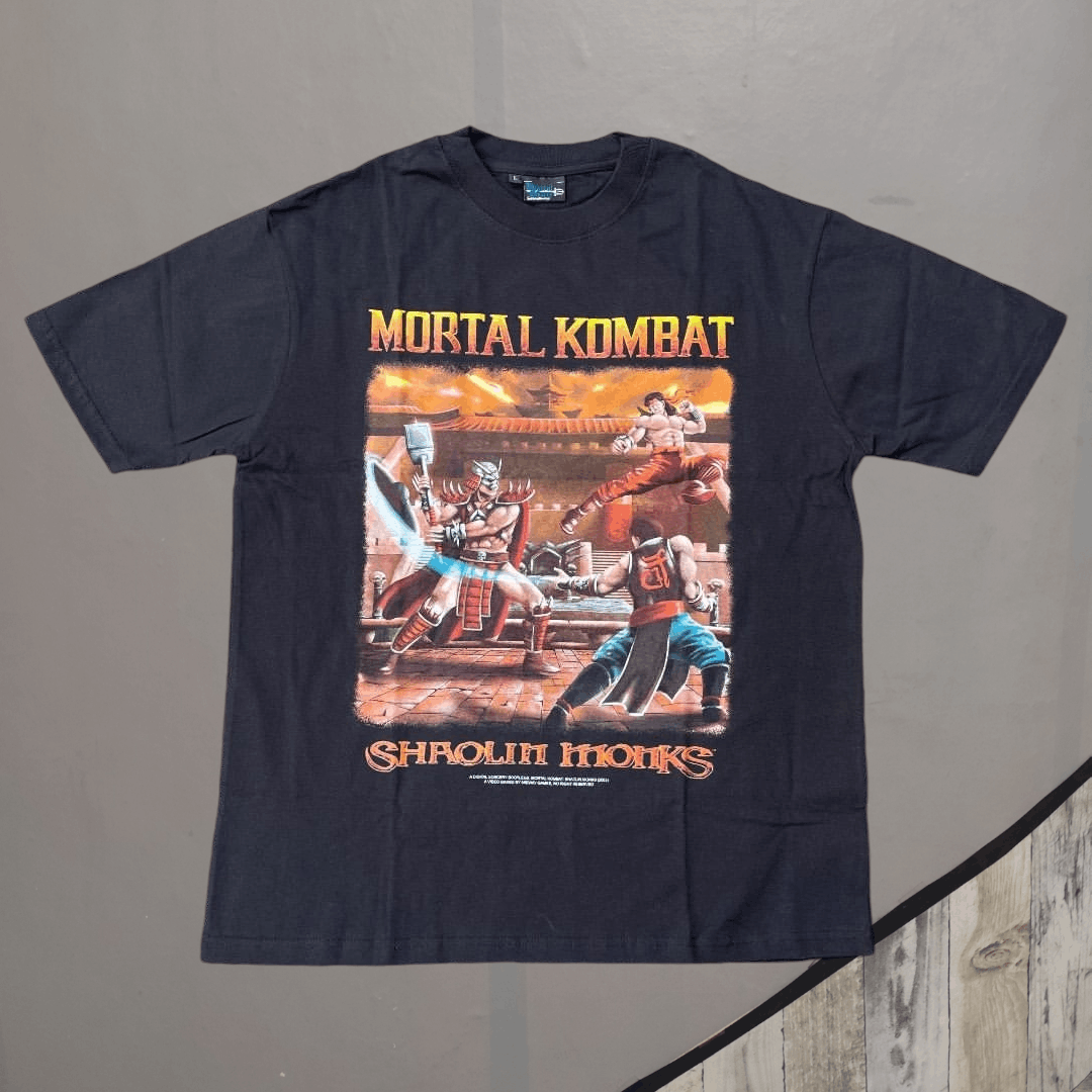 Playstation MORTAL KOMBAT "Shaolin Monks" T-shirt Size US XL / EU 56 / 4 - 1 Thumbnail